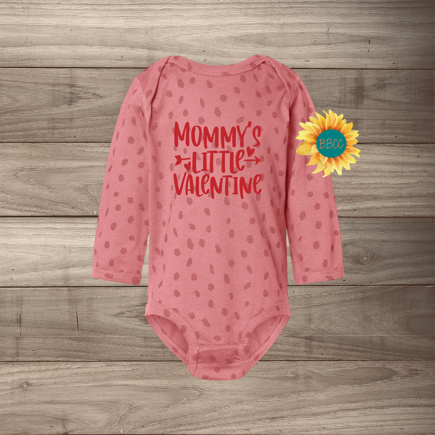 Mommy's Little Valentine Long Sleeve Jumpsuit