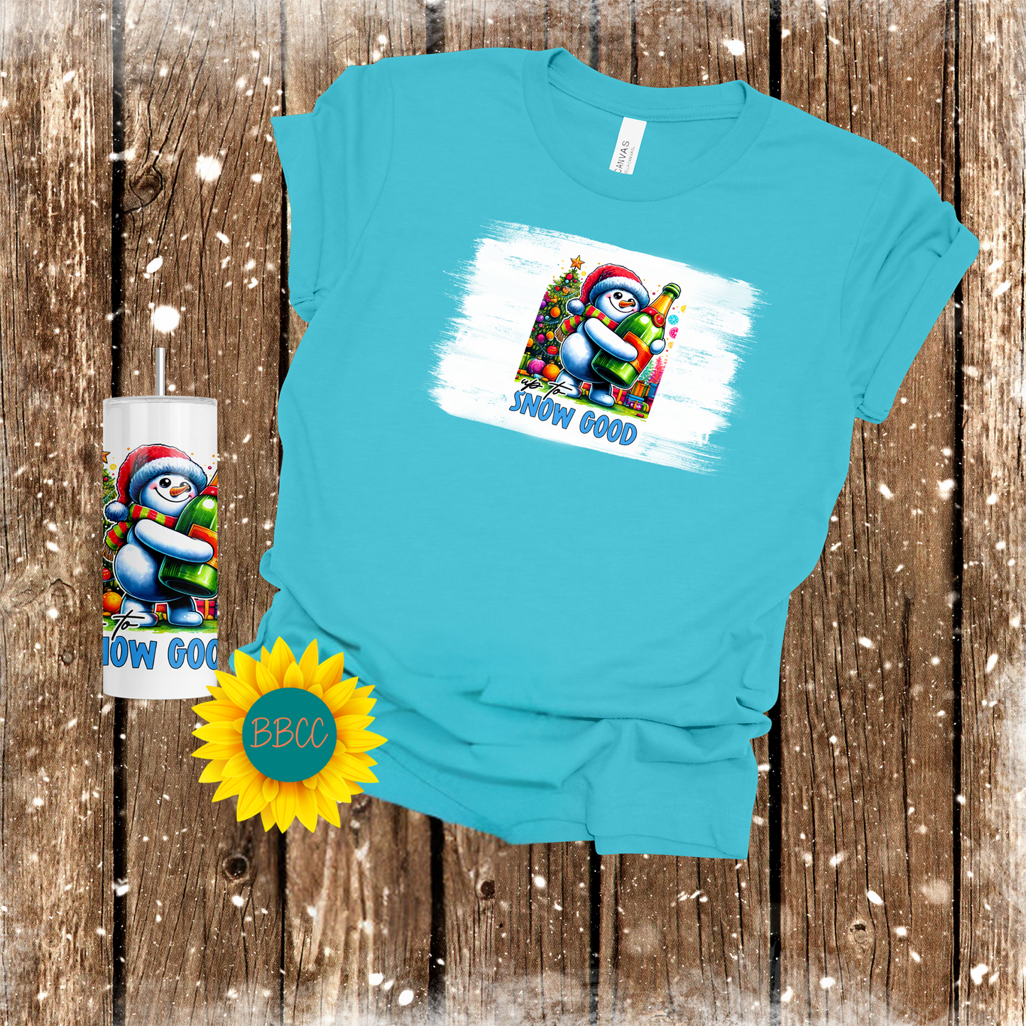 Snow Good Tumbler & T - Shirt Bundle