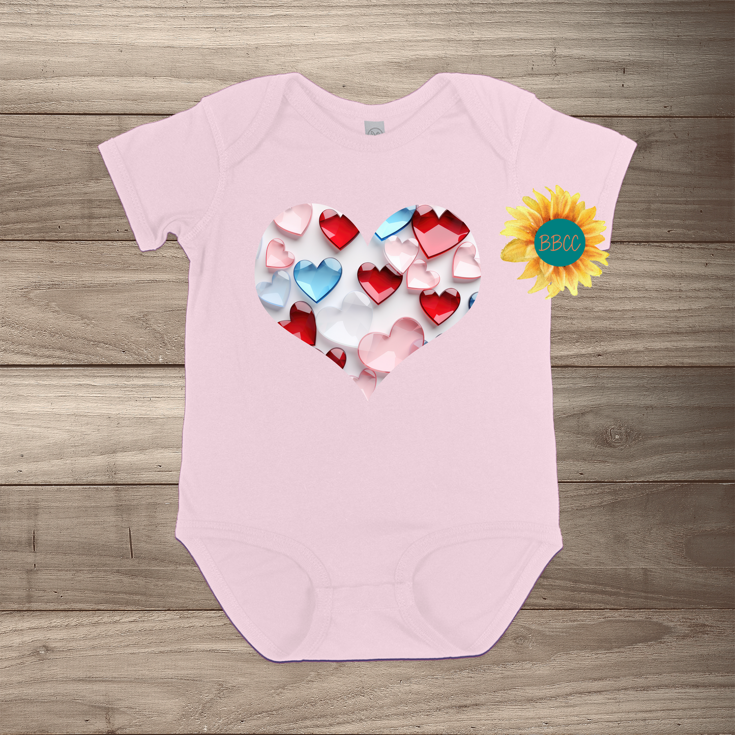 Heart Full of Hearts Short Sleeve Romper