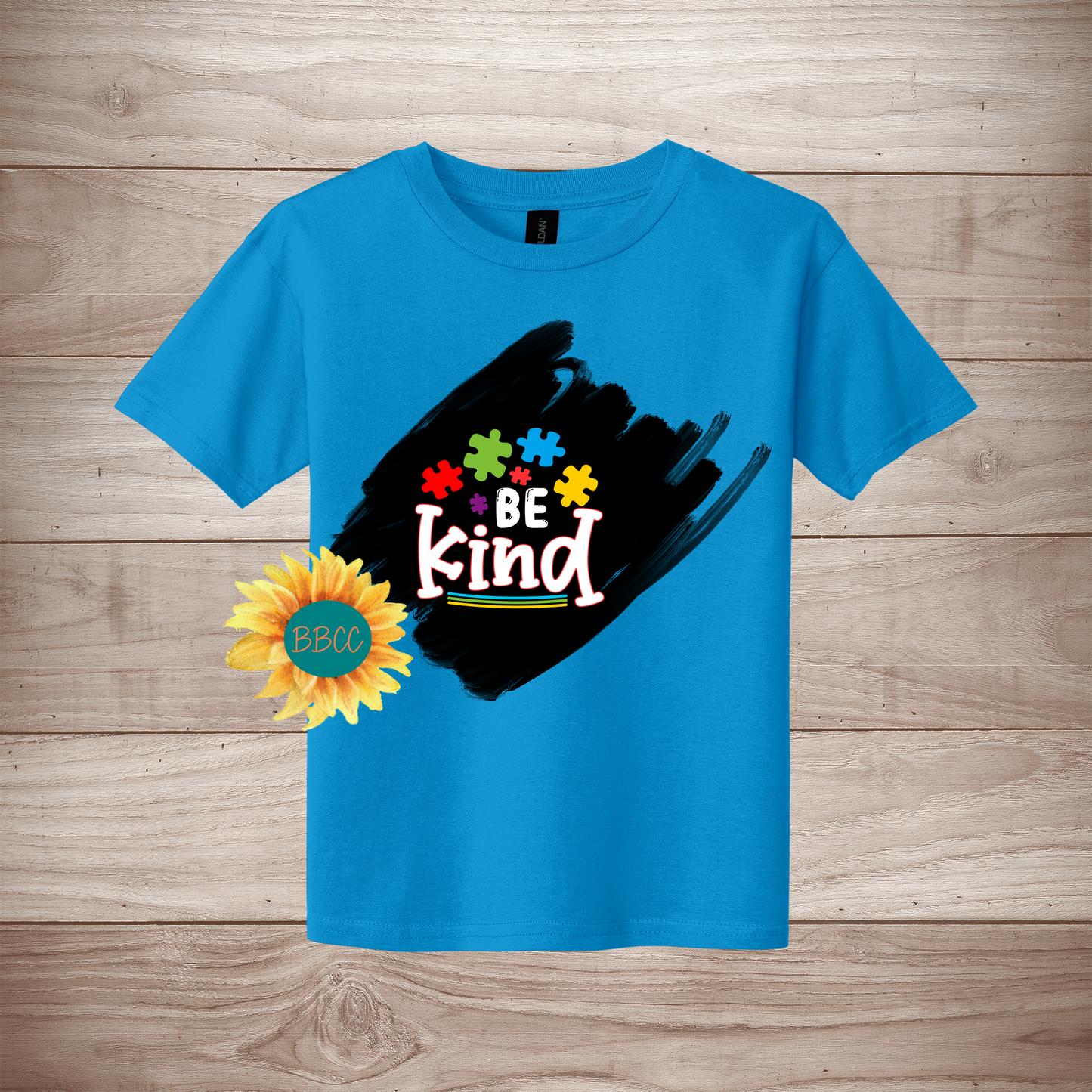 Youth Autism Awareness Be Kind T-Shirt