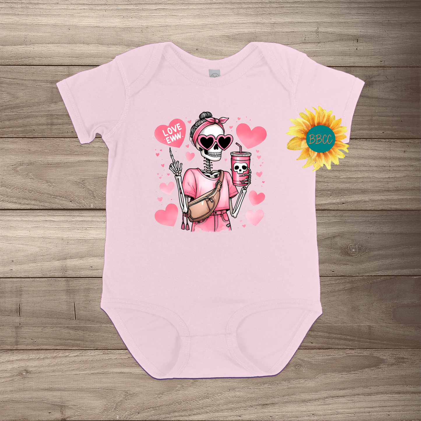 Eww Love Short Sleeve Romper