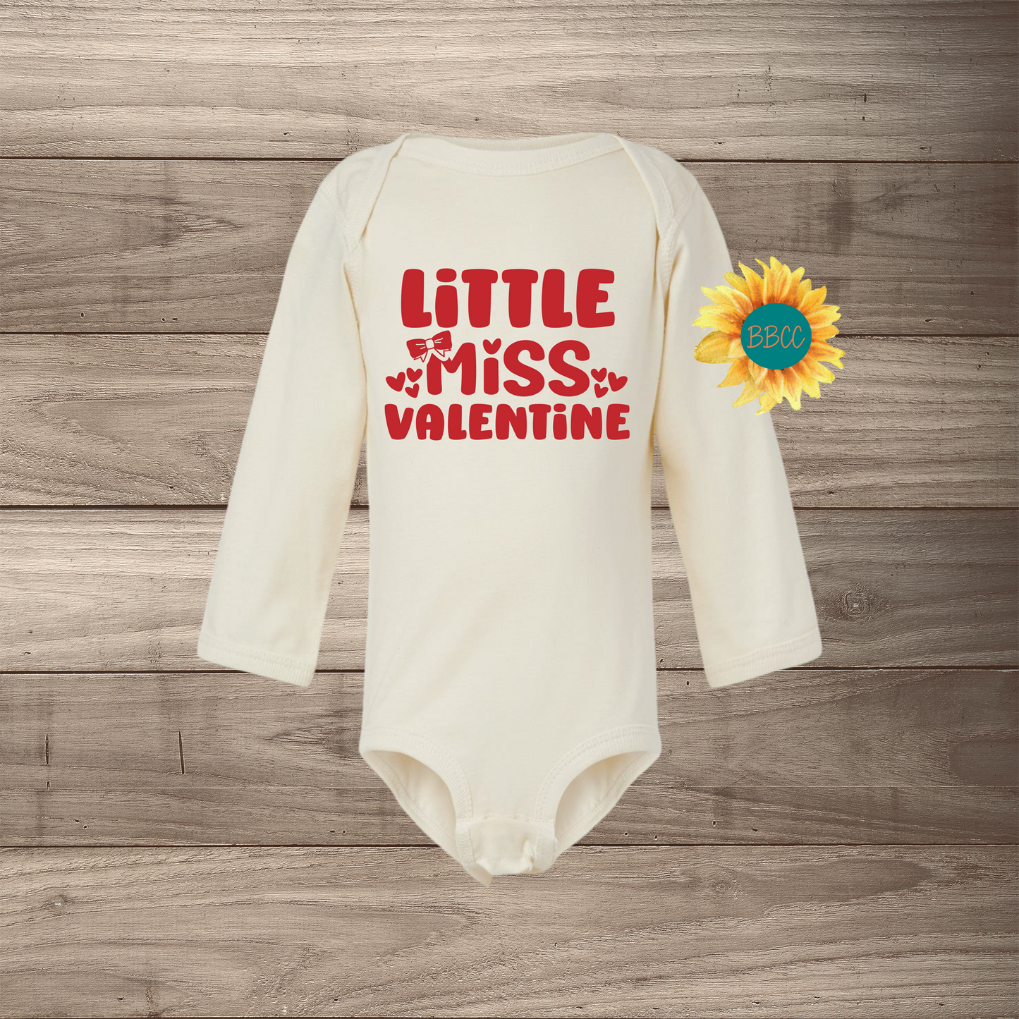 Little Miss Valentine Long Sleeve Jumpsuit