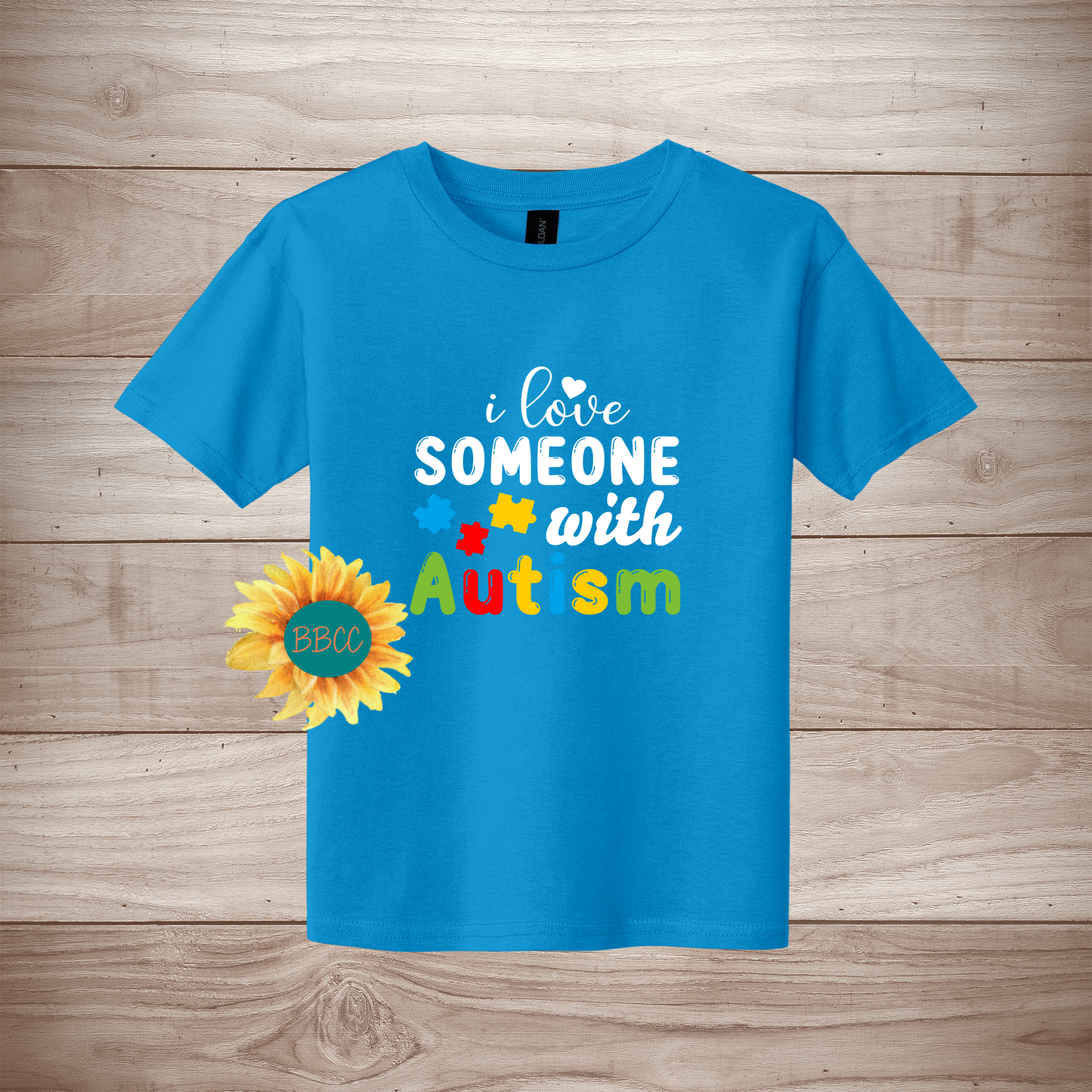 Youth Autism Awareness Love Someone T-Shirt