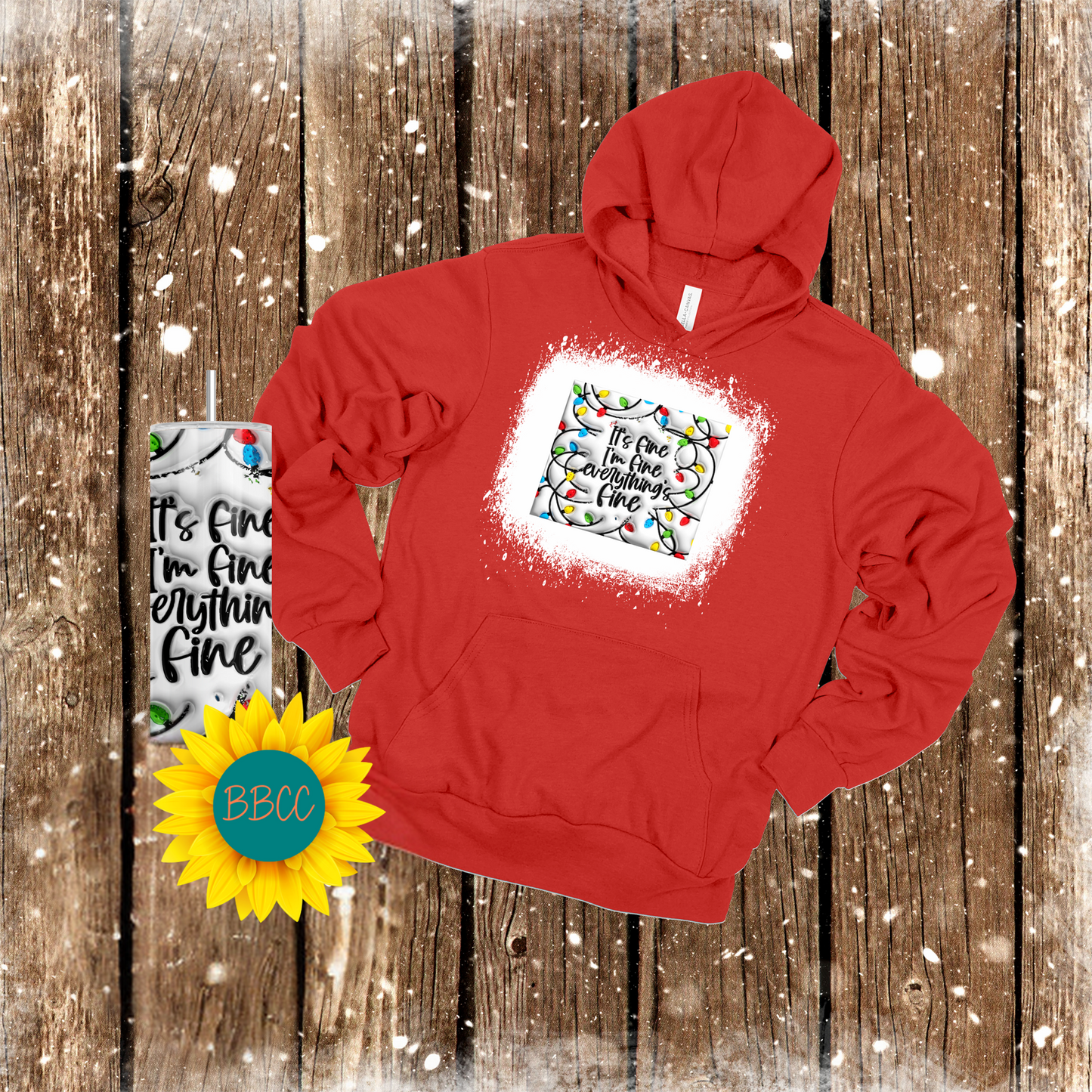 Everything's Fine Hoodie & Tumbler Bundle