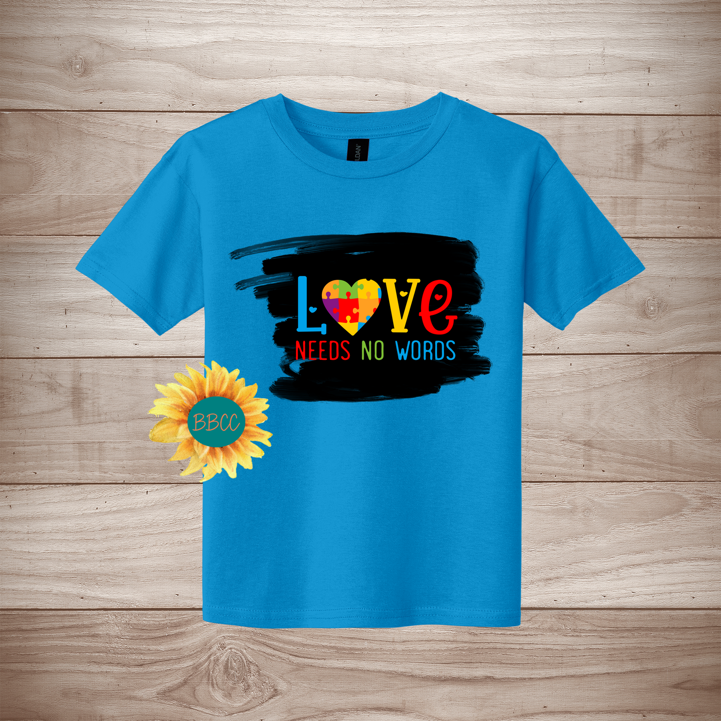 Youth Autism Awareness Love T-Shirt