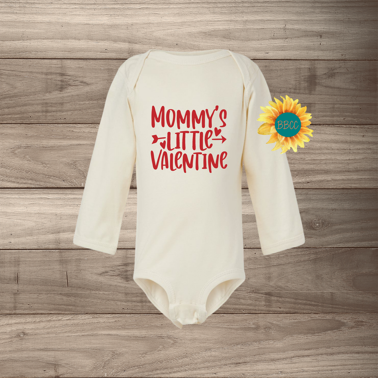 Mommy's Little Valentine Long Sleeve Jumpsuit