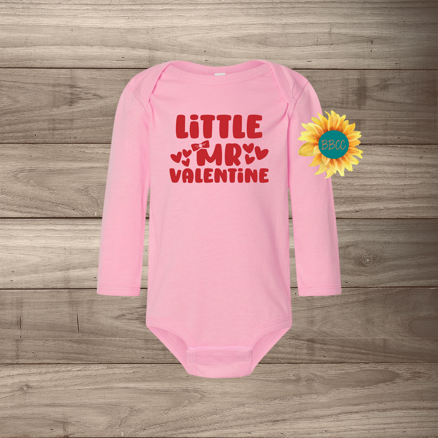 Little Mr Valentine Long Sleeve Jumpsuit