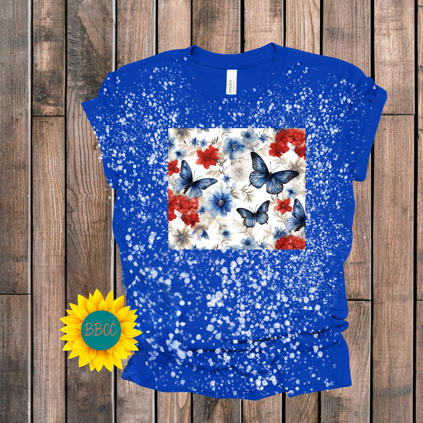Butterfly with Flowers T-Shirt