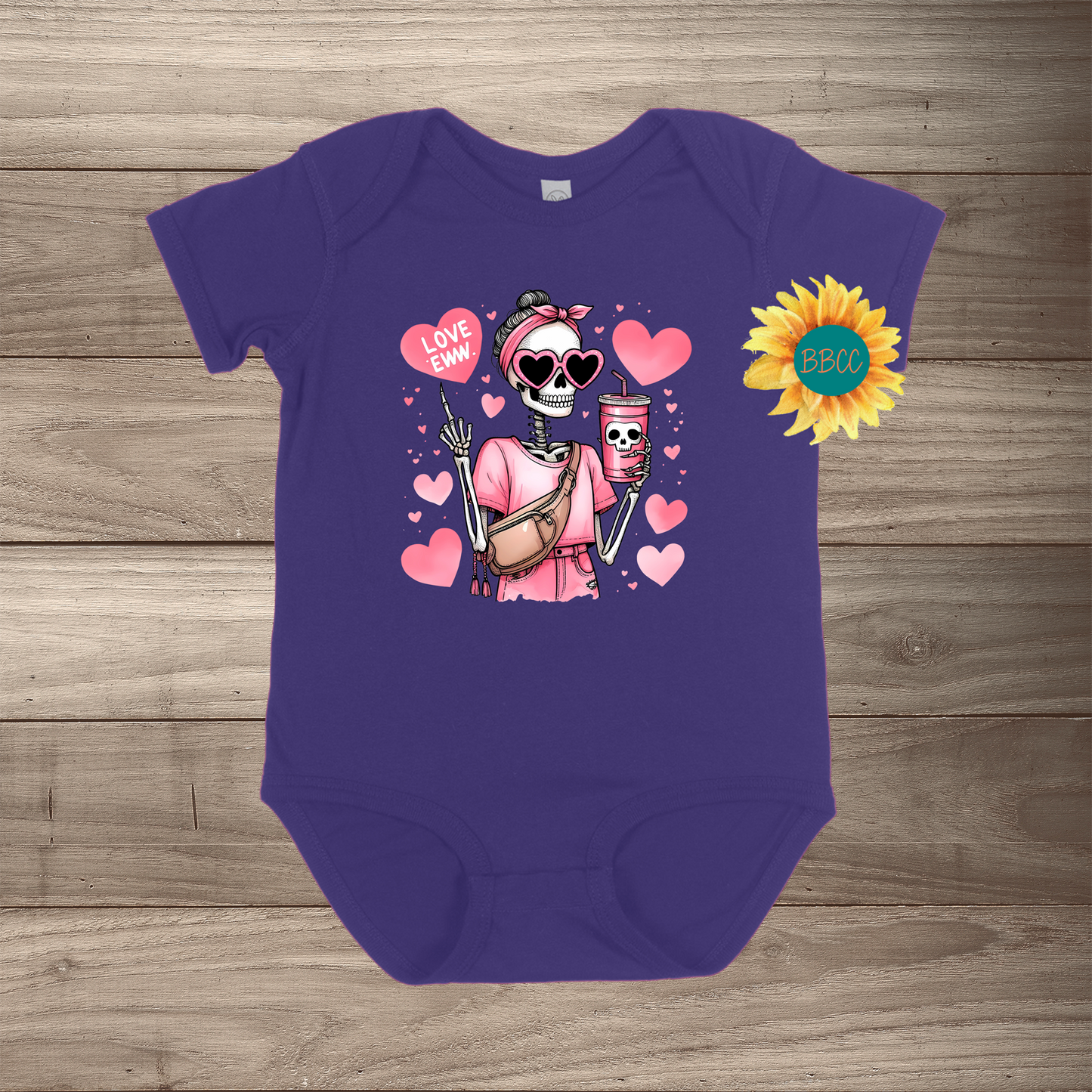 Eww Love Short Sleeve Romper