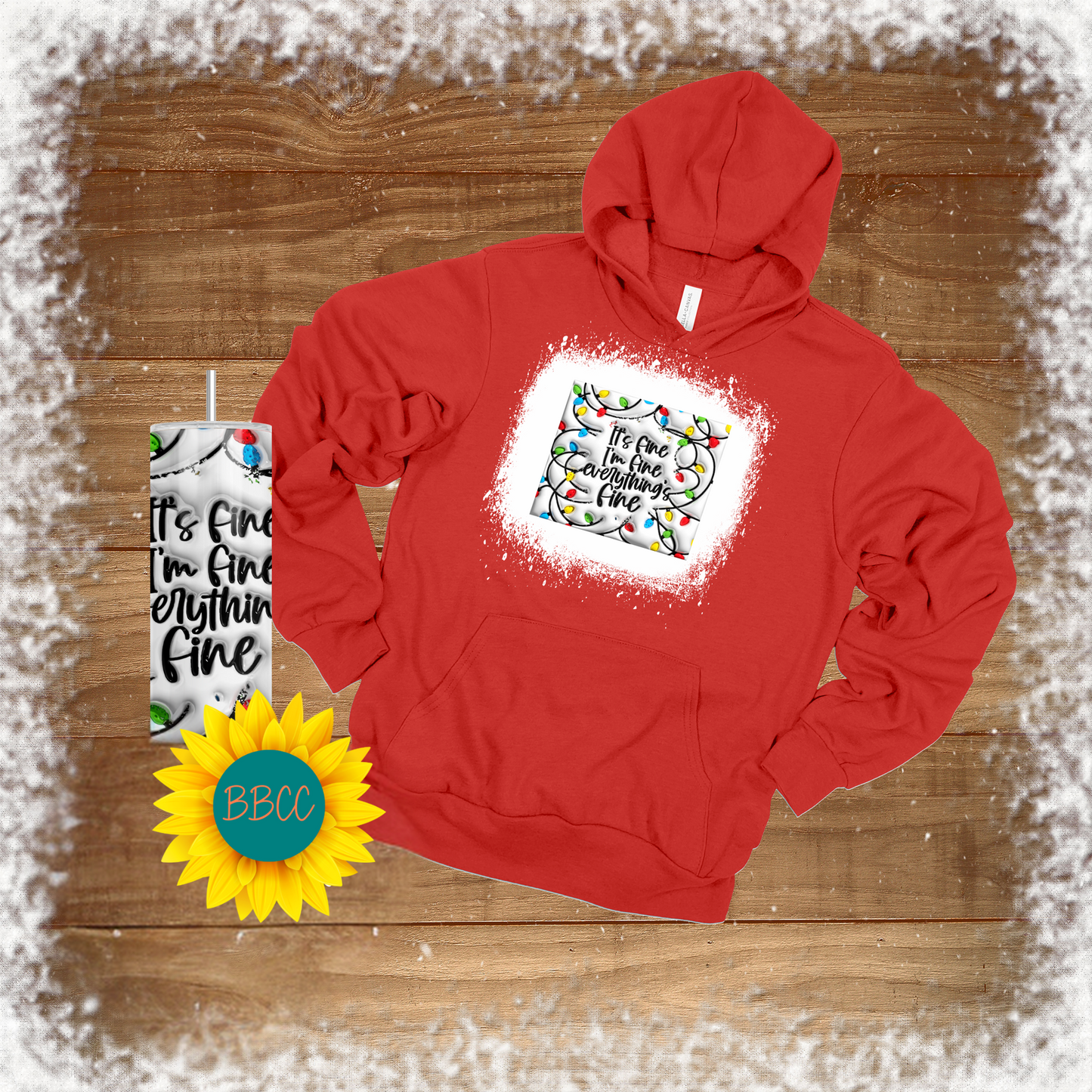 Everything's Fine Hoodie & Tumbler Bundle