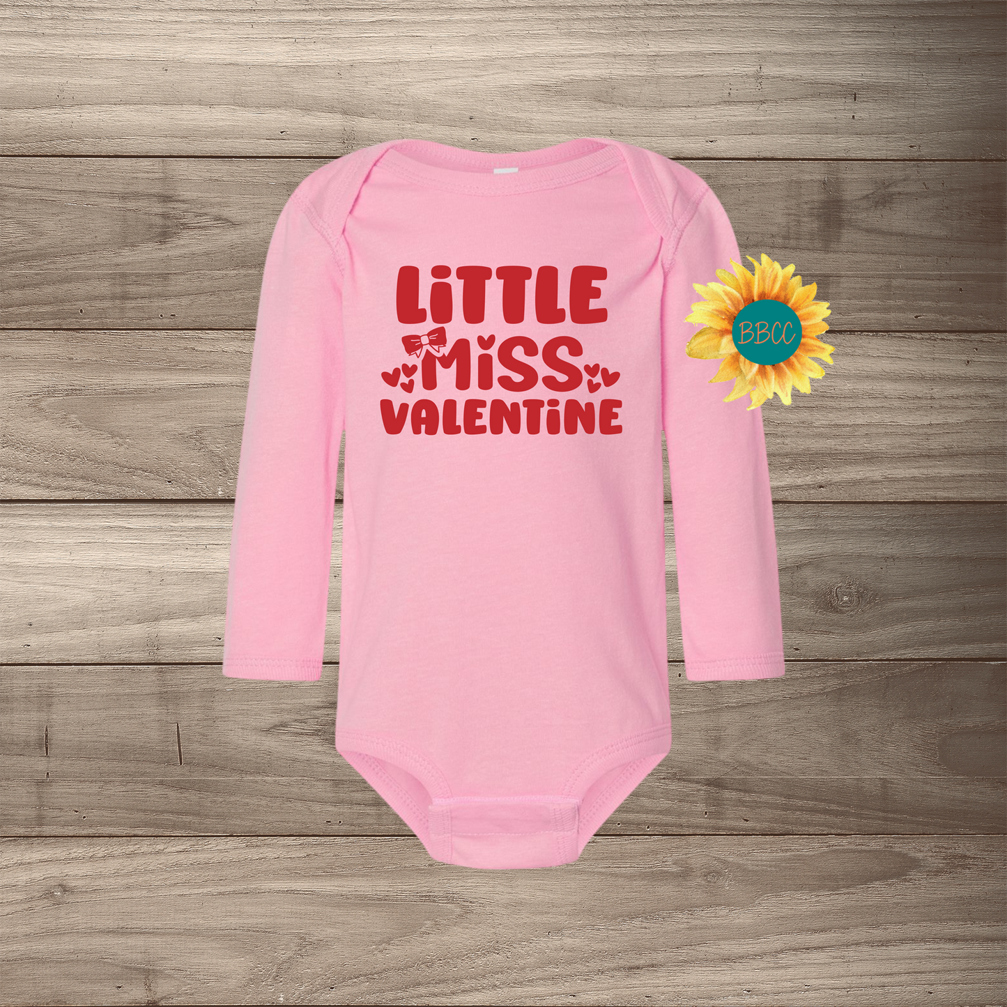 Little Miss Valentine Long Sleeve Jumpsuit