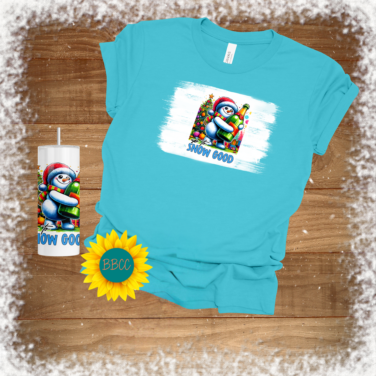 Snow Good Tumbler & T - Shirt Bundle