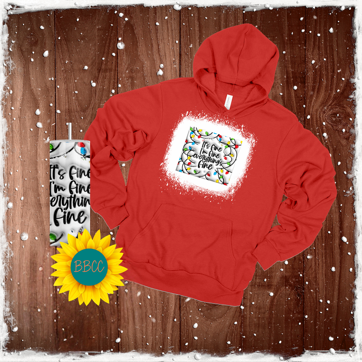 Everything's Fine Hoodie & Tumbler Bundle