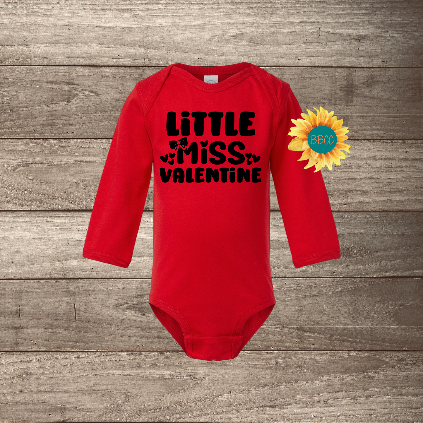 Little Miss Valentine Long Sleeve Jumpsuit