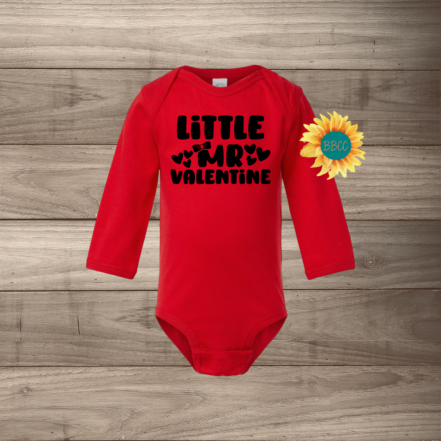 Little Mr Valentine Long Sleeve Jumpsuit