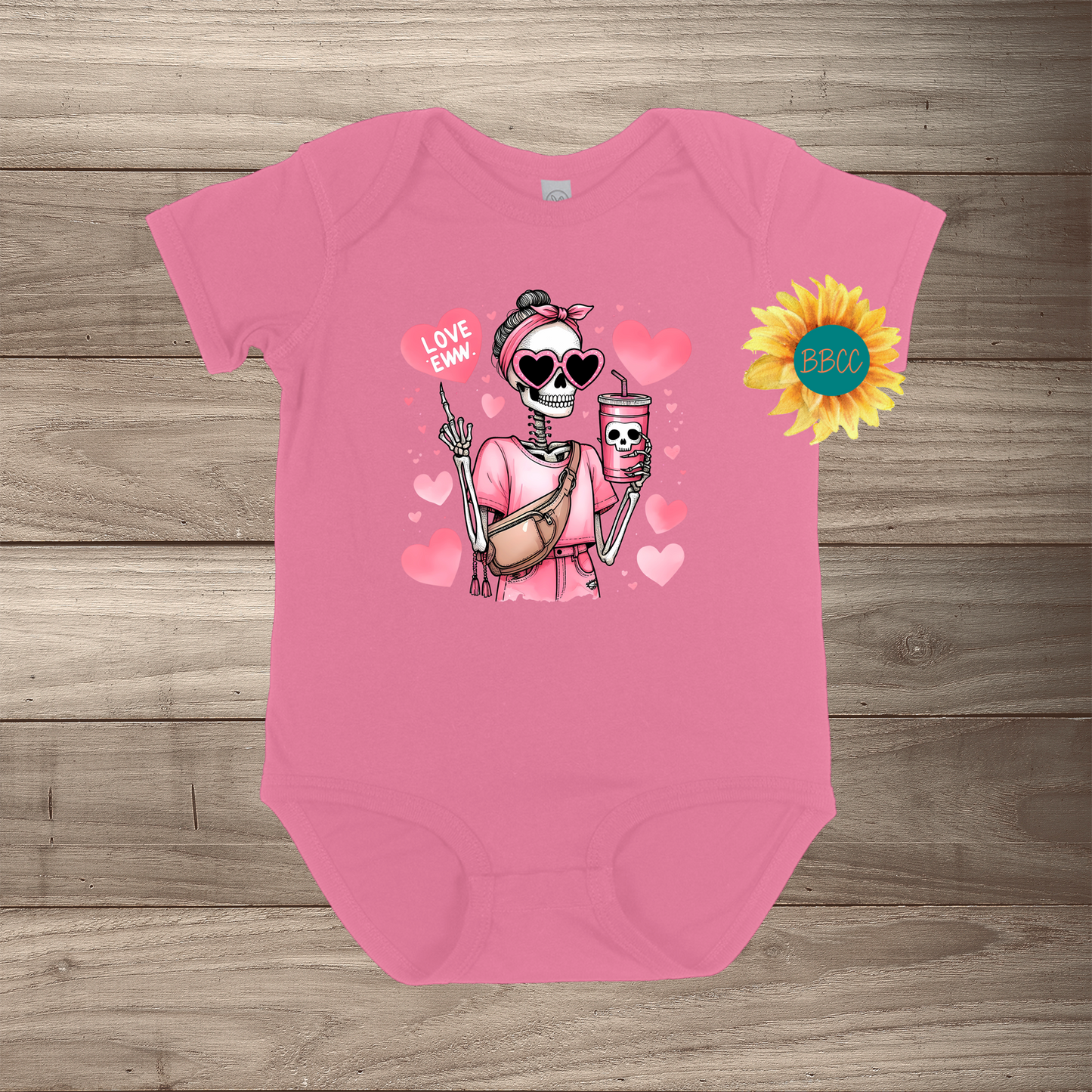 Eww Love Short Sleeve Romper