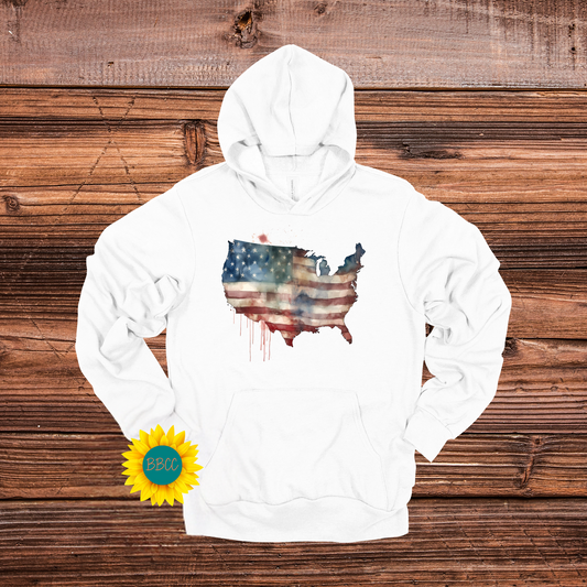 Adult Map Hoodie
