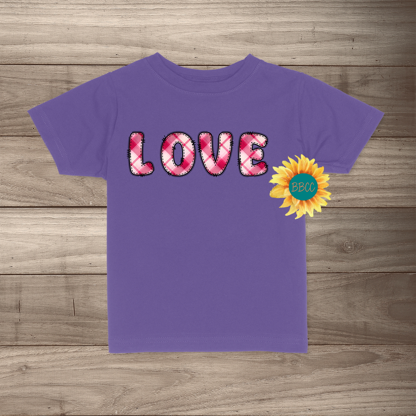 Plaid Love T-Shirt