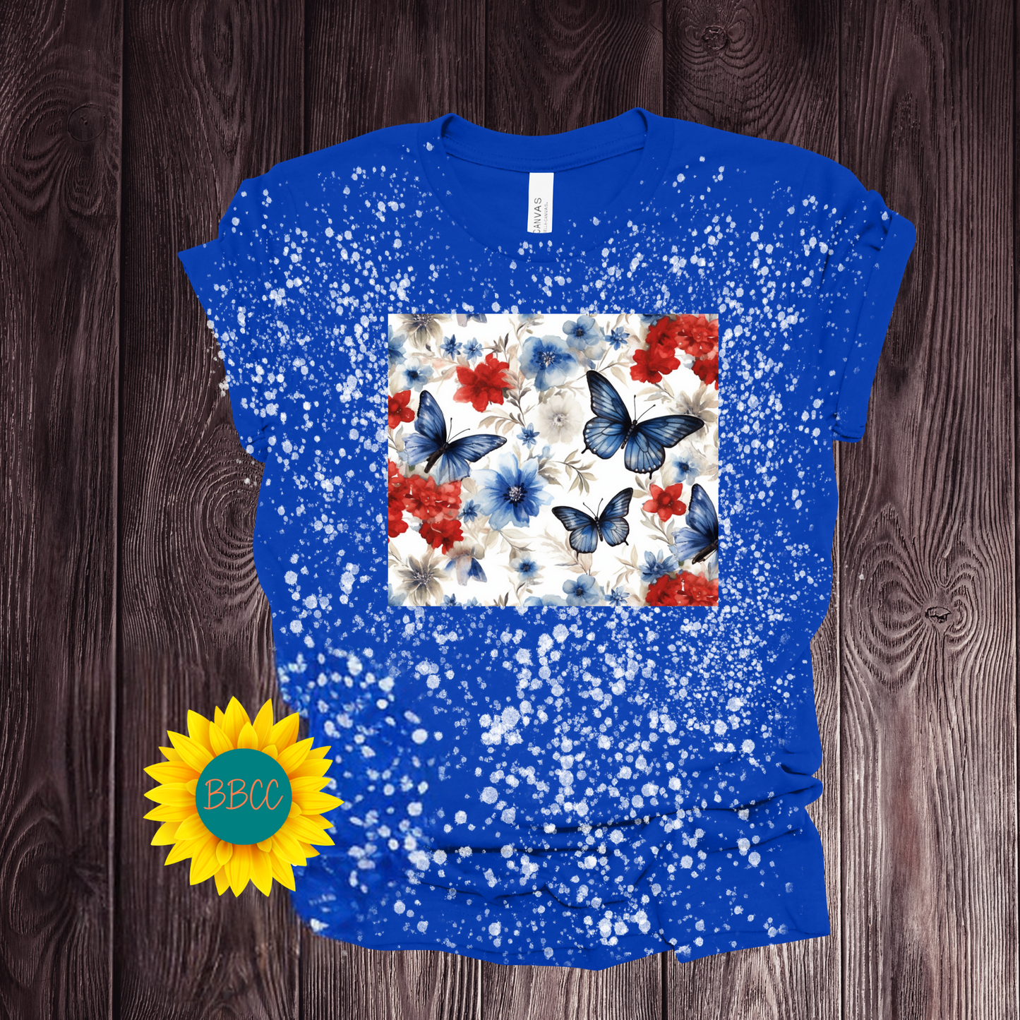 Butterfly with Flowers T-Shirt