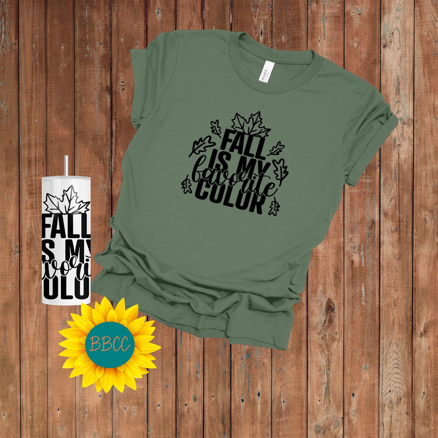 Favorite Color T-Shirt & Tumbler Bundle