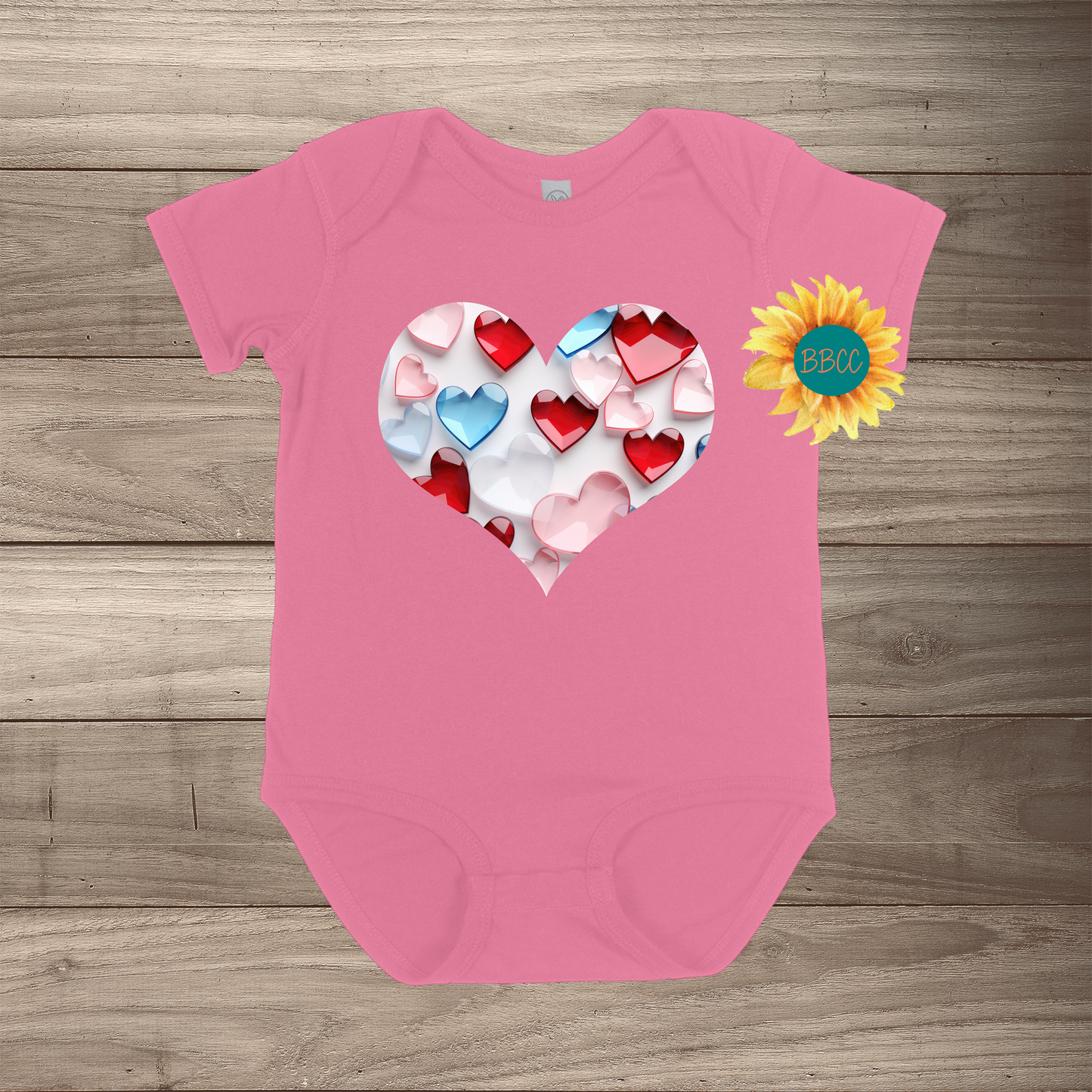 Heart Full of Hearts Short Sleeve Romper