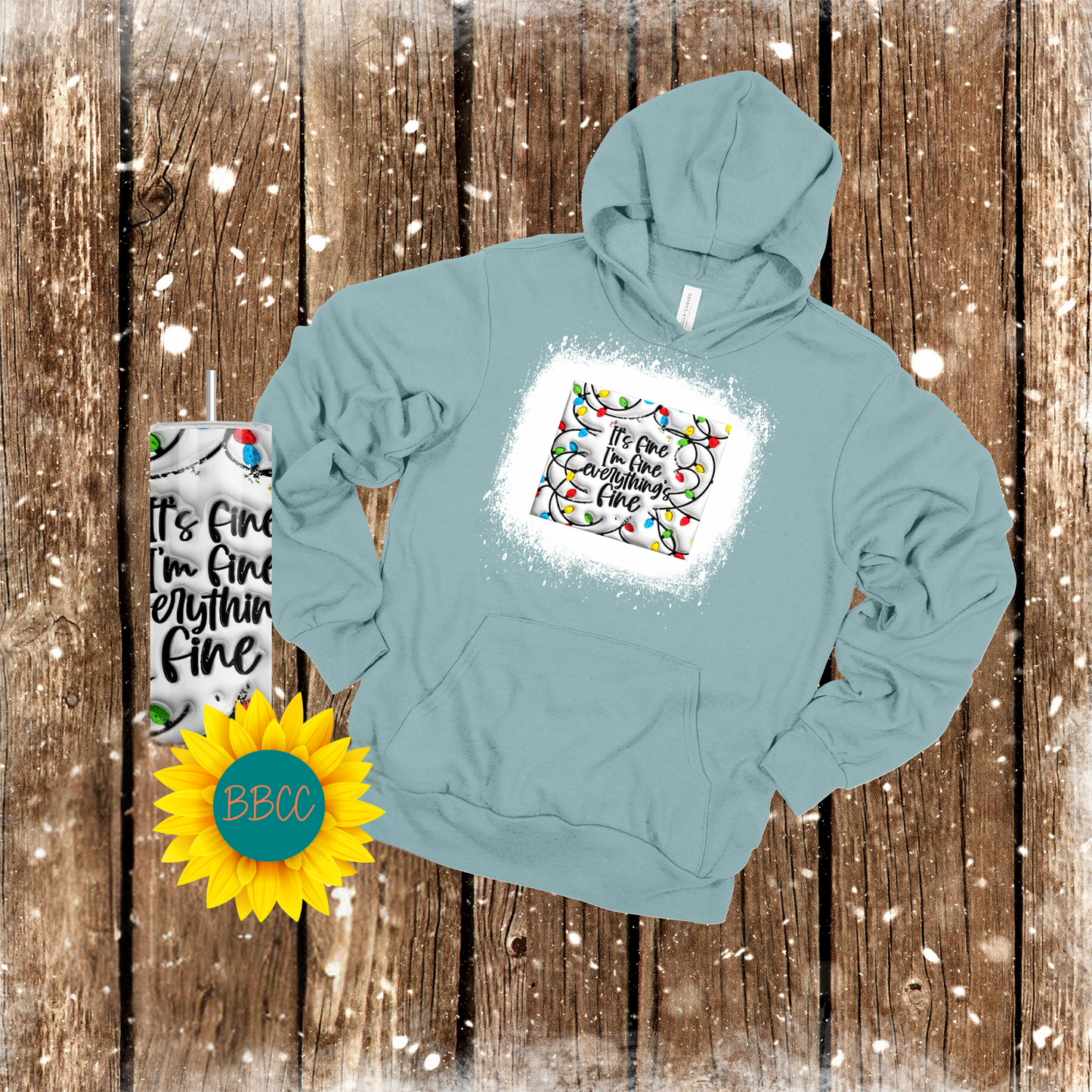 Everything's Fine Hoodie & Tumbler Bundle
