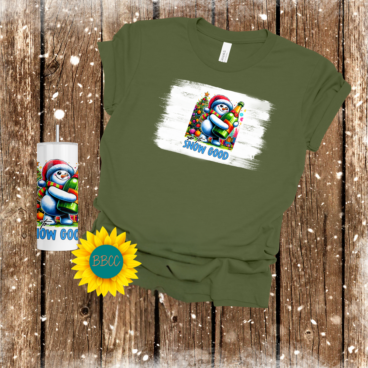 Snow Good Tumbler & T - Shirt Bundle
