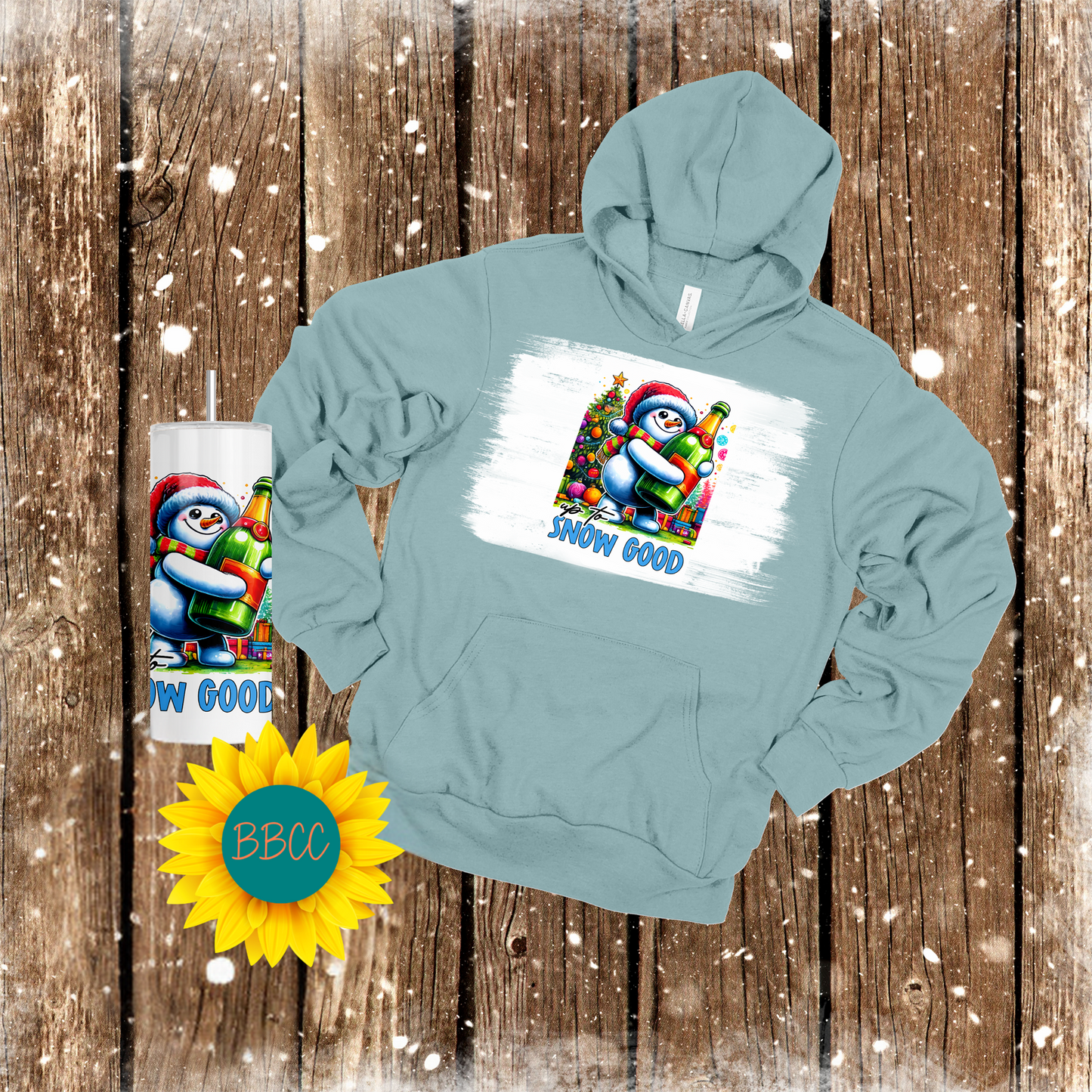 Snow Good Hoodie & Tumbler Bundle