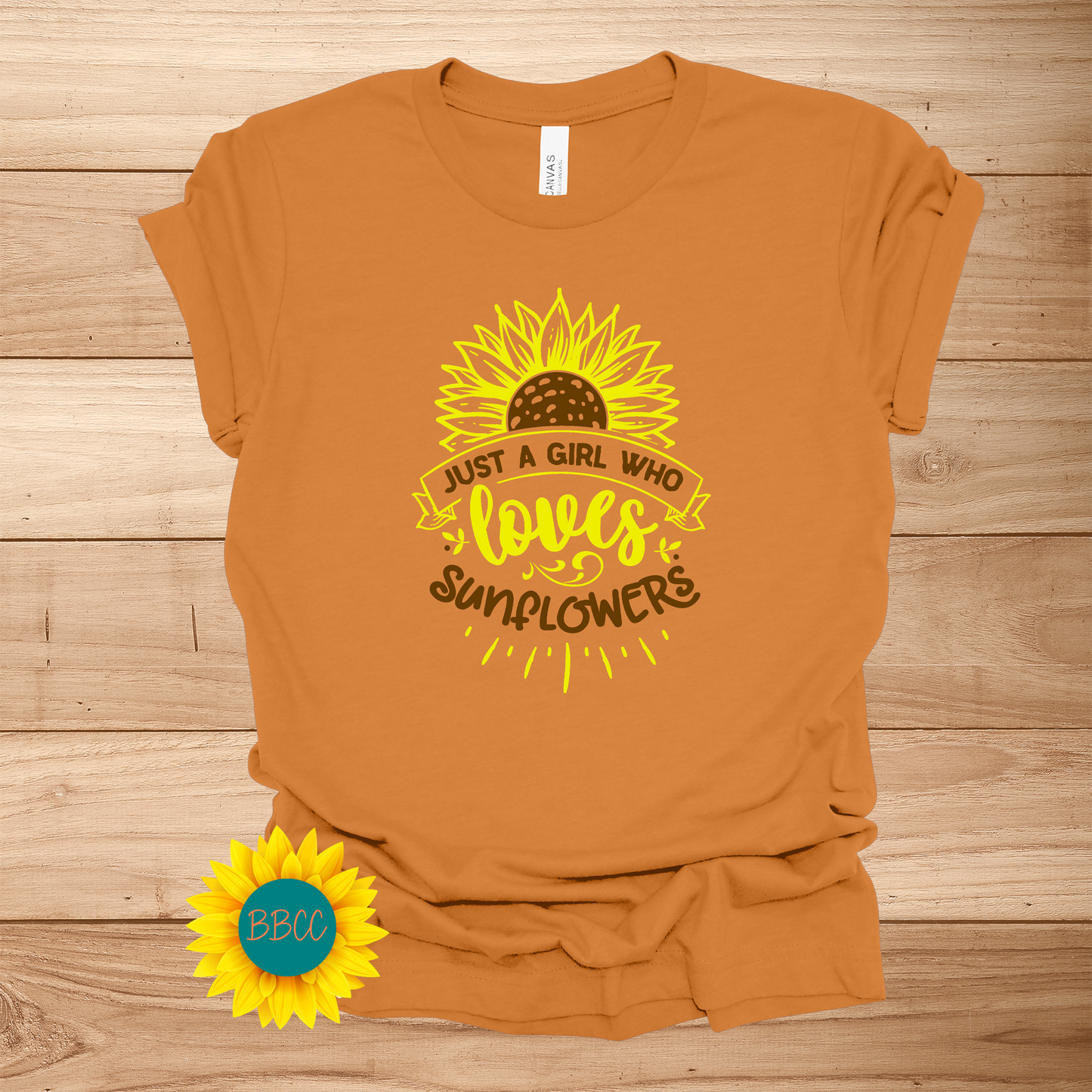 Sunflower Loving Girl T-Shirt