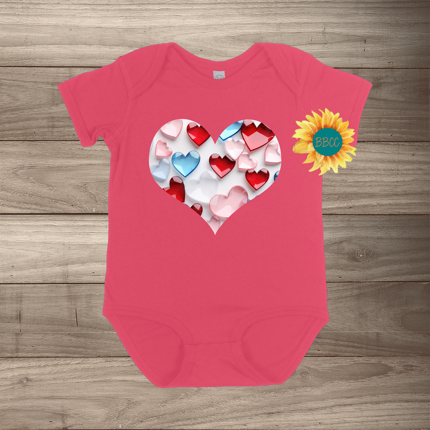 Heart Full of Hearts Short Sleeve Romper