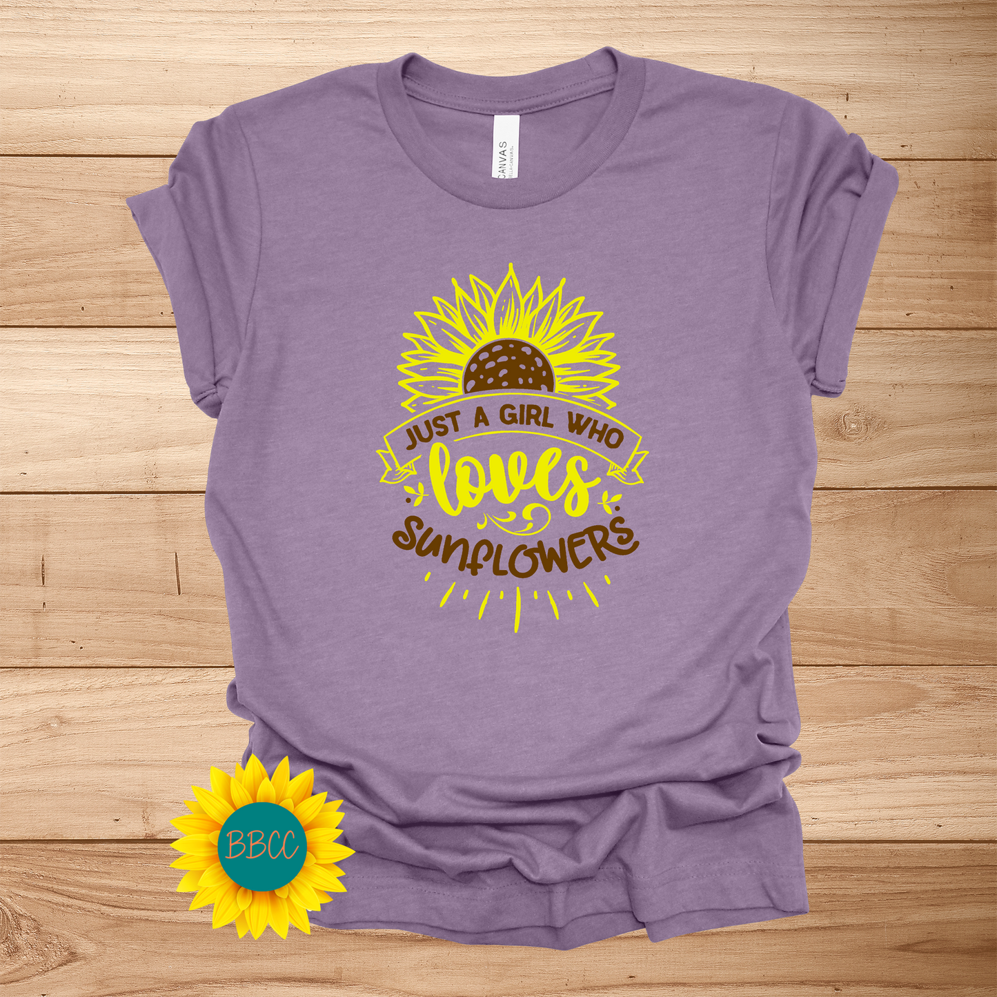 Sunflower Loving Girl T-Shirt