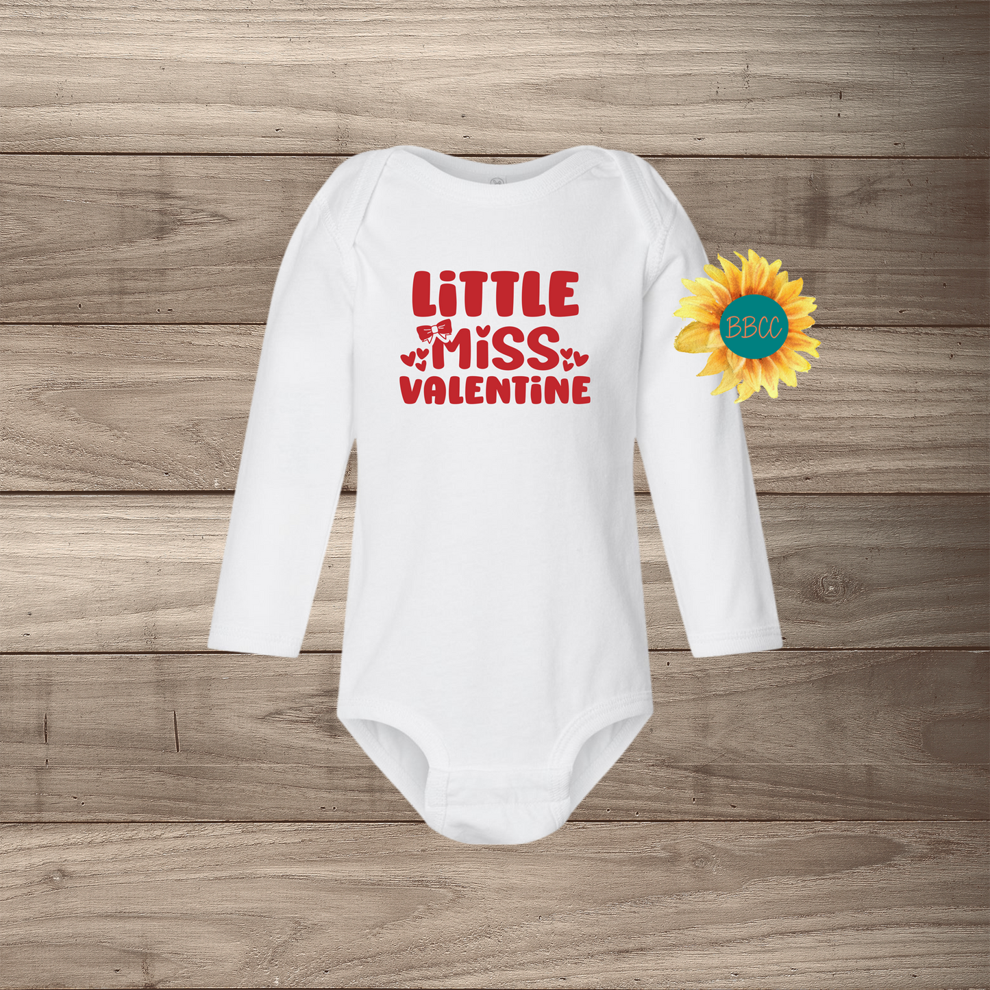 Little Miss Valentine Long Sleeve Jumpsuit