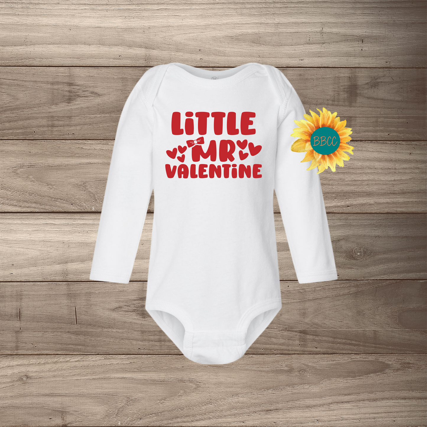 Little Mr Valentine Long Sleeve Jumpsuit