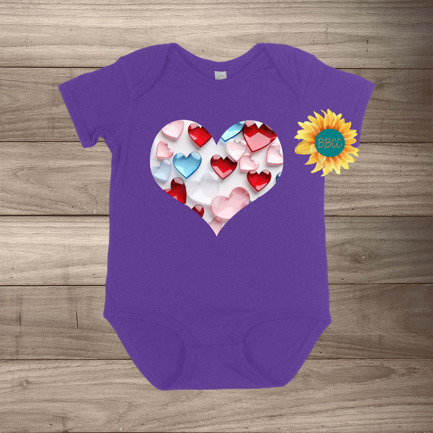 Heart Full of Hearts Short Sleeve Romper