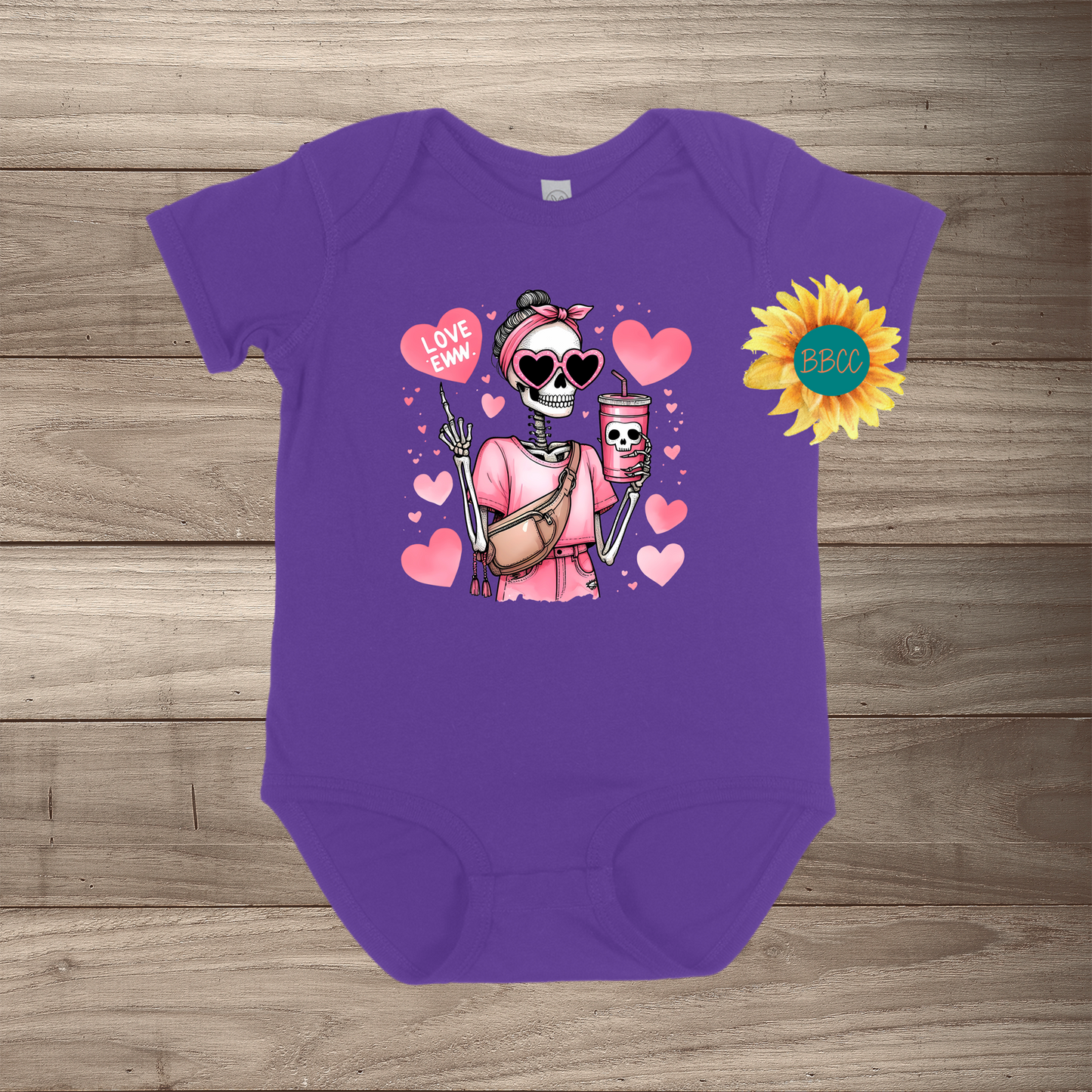 Eww Love Short Sleeve Romper