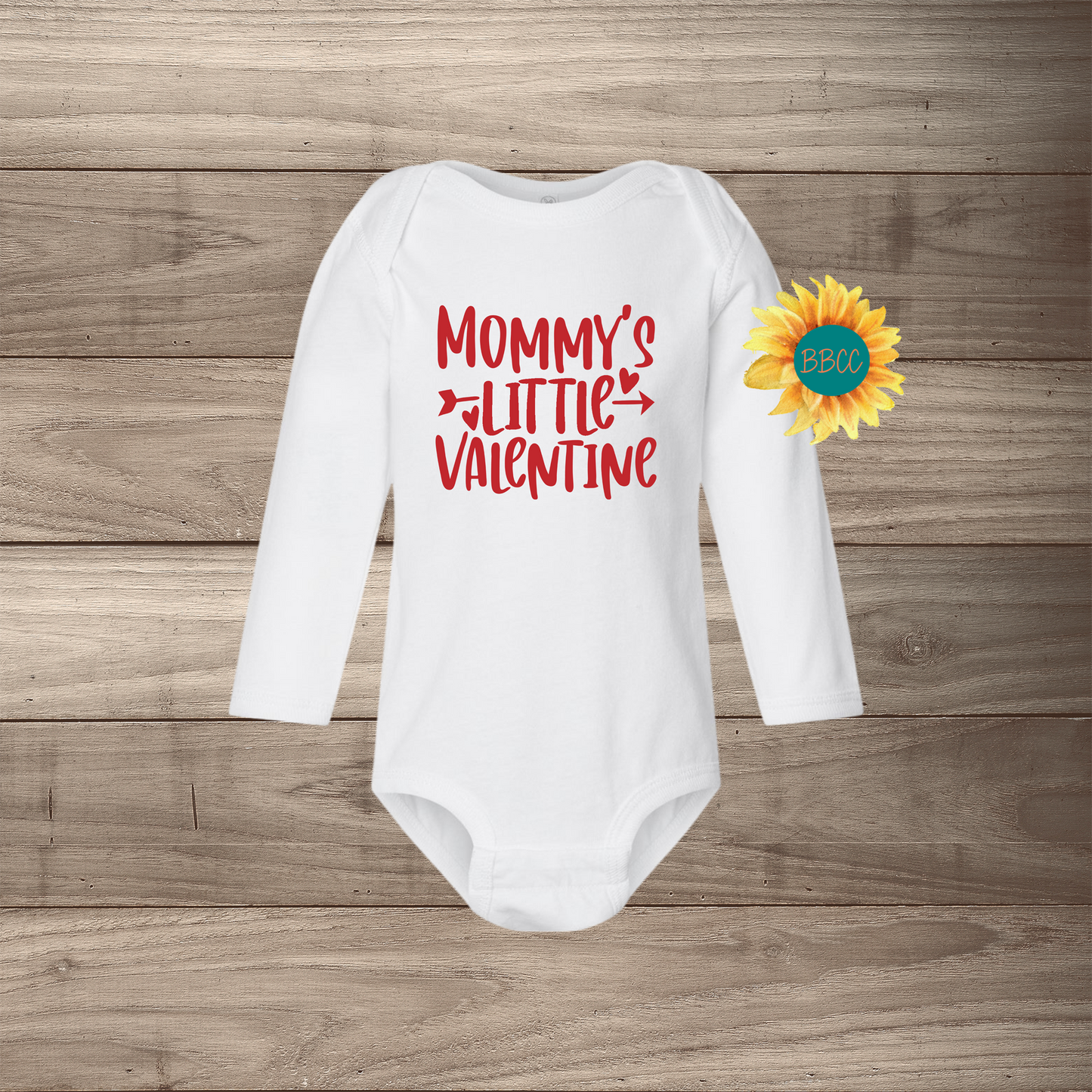Mommy's Little Valentine Long Sleeve Jumpsuit