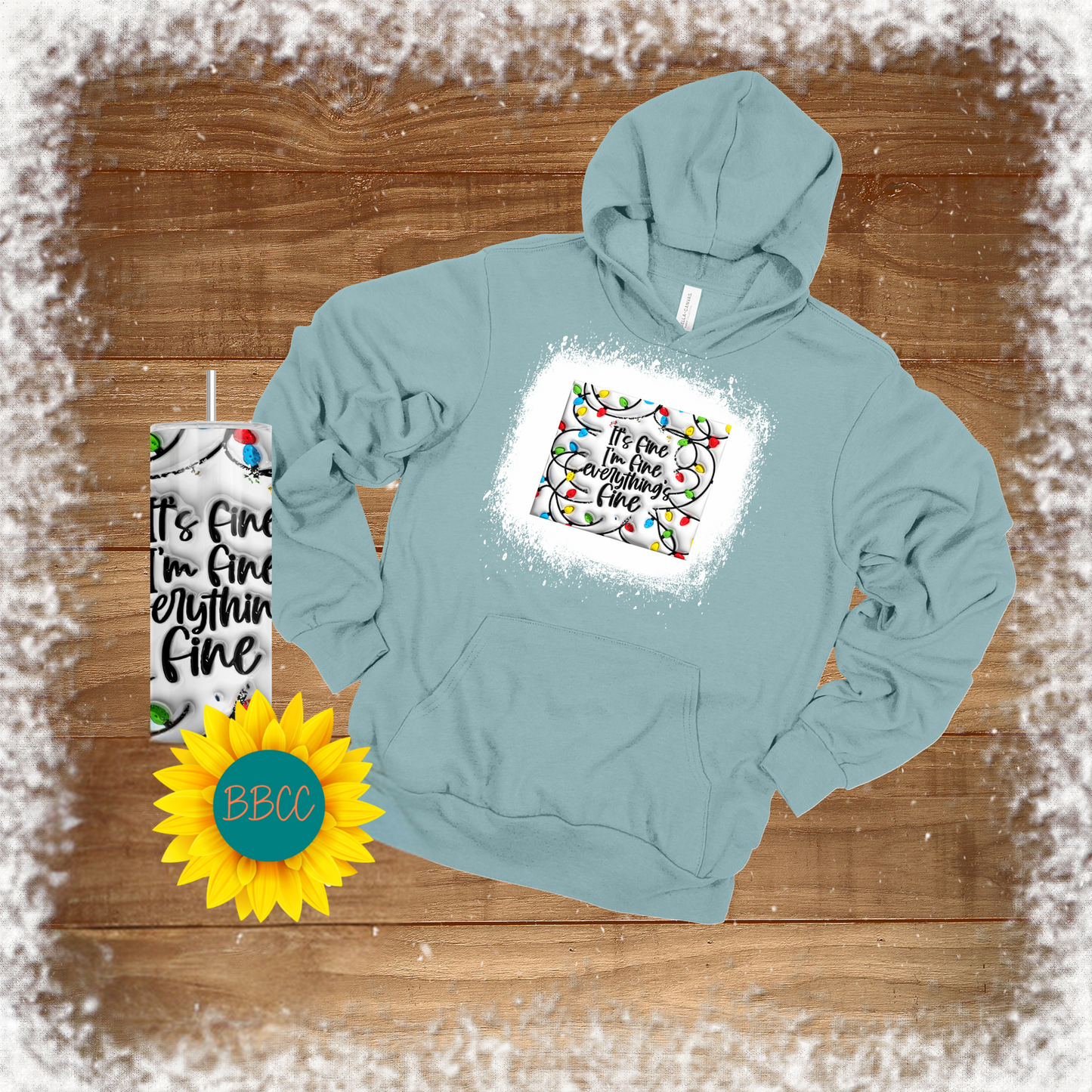 Everything's Fine Hoodie & Tumbler Bundle