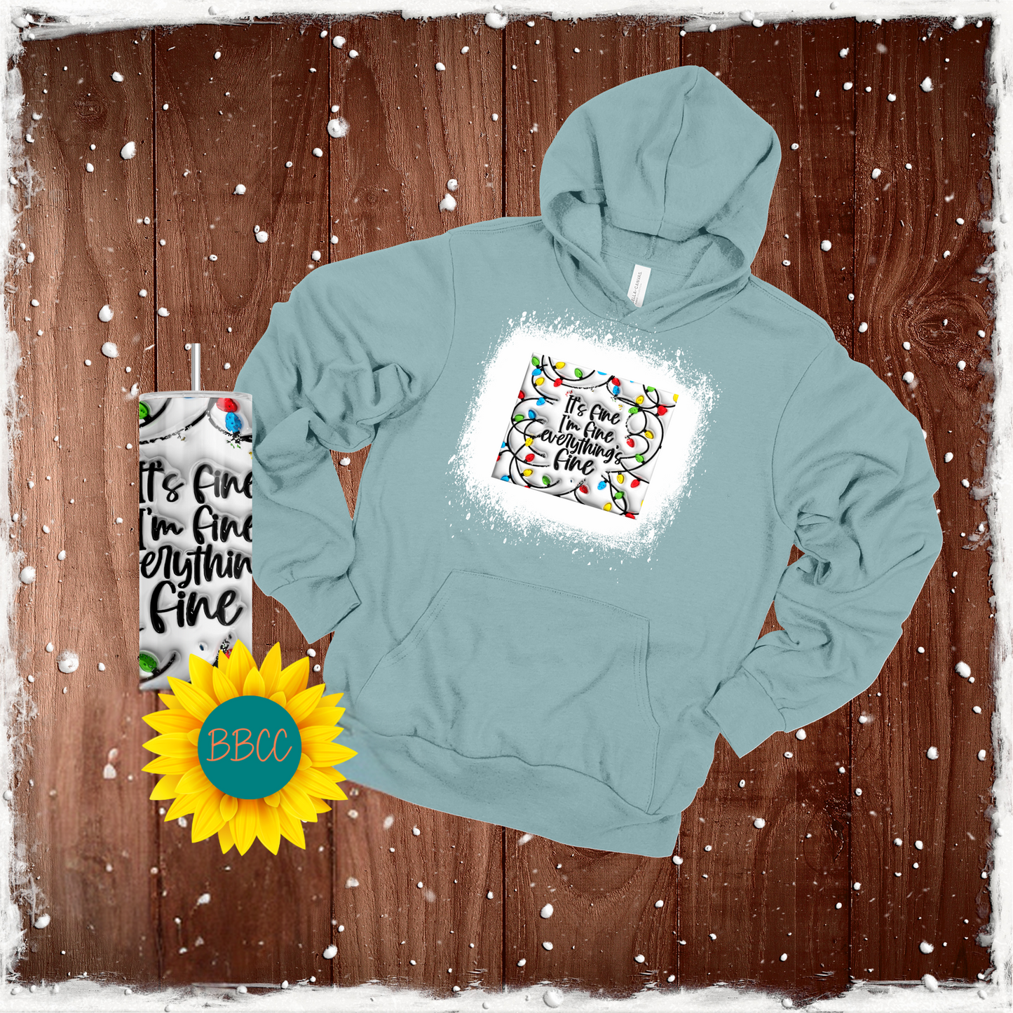Everything's Fine Hoodie & Tumbler Bundle