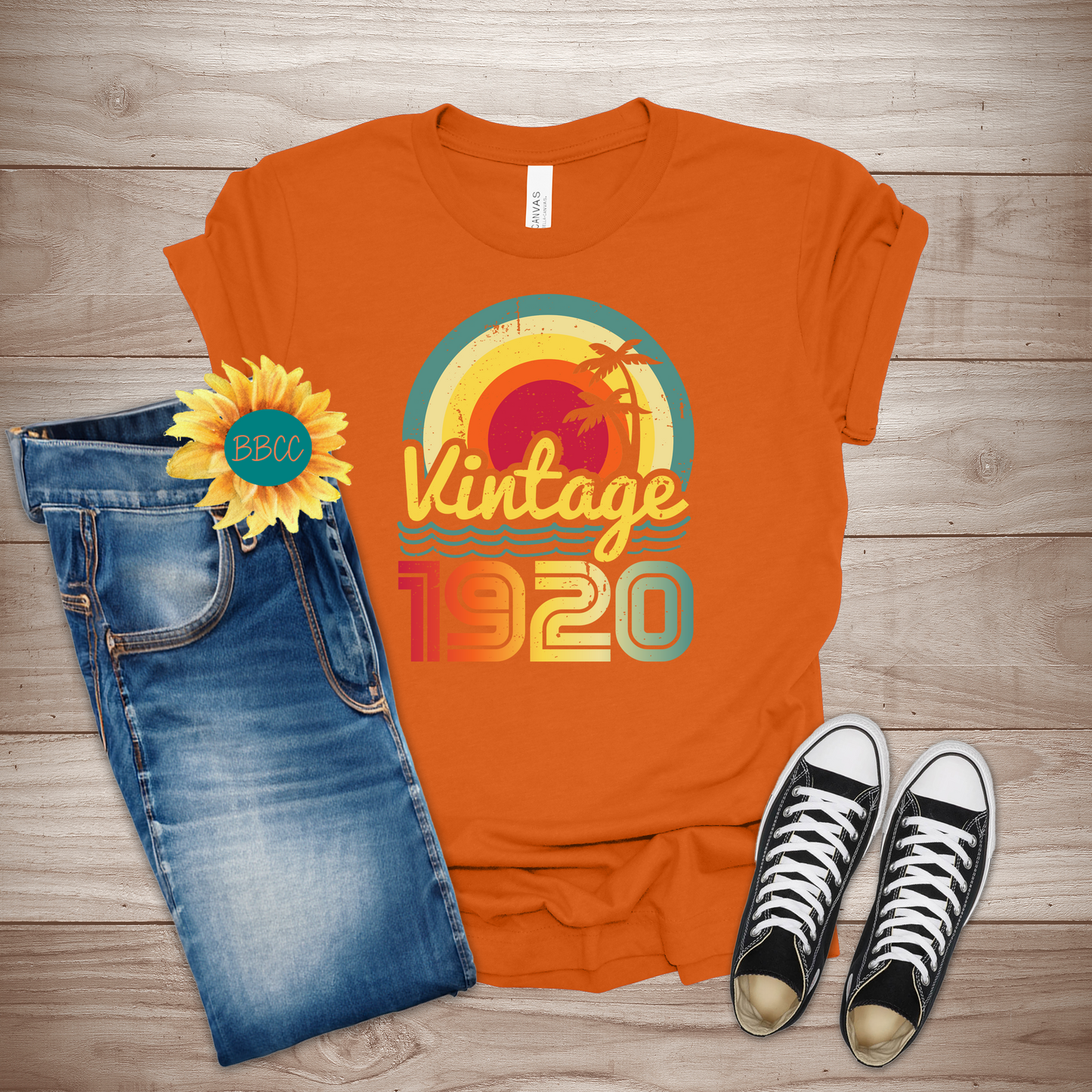 Vintage 1920 Adult T-Shirt