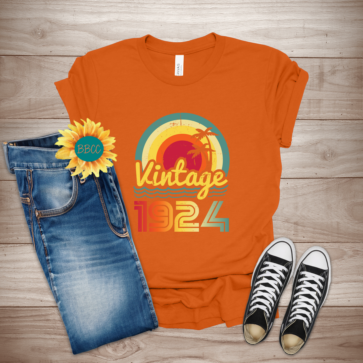 Vintage 1924 Adult T-Shirt