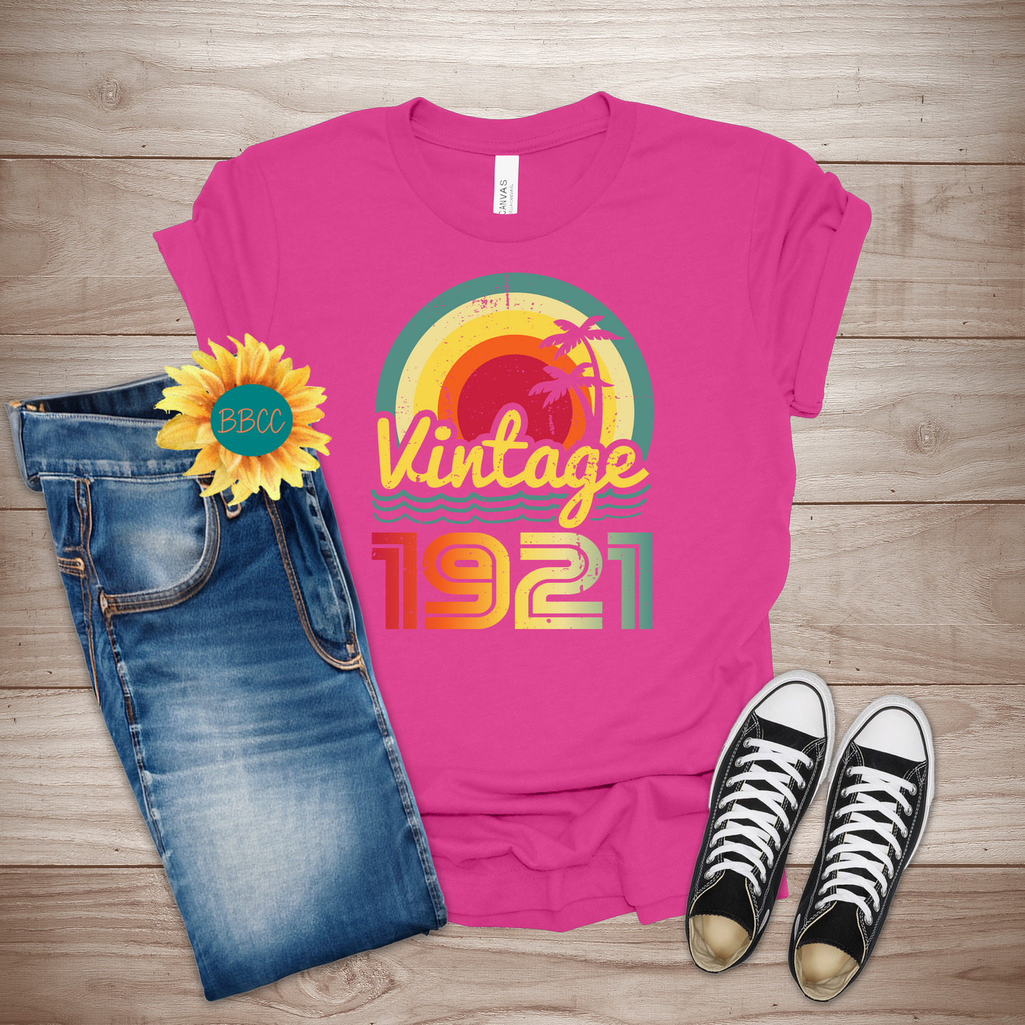 Vintage 1921 Adult T-Shirt