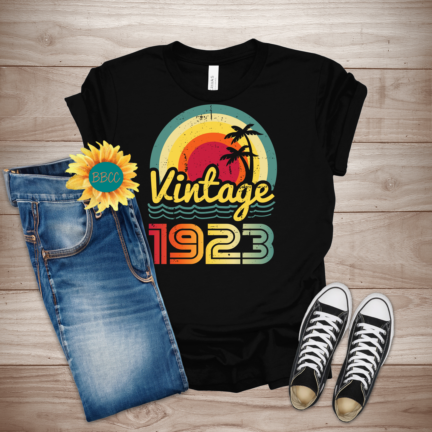 Vintage 1923 Adult T-Shirt