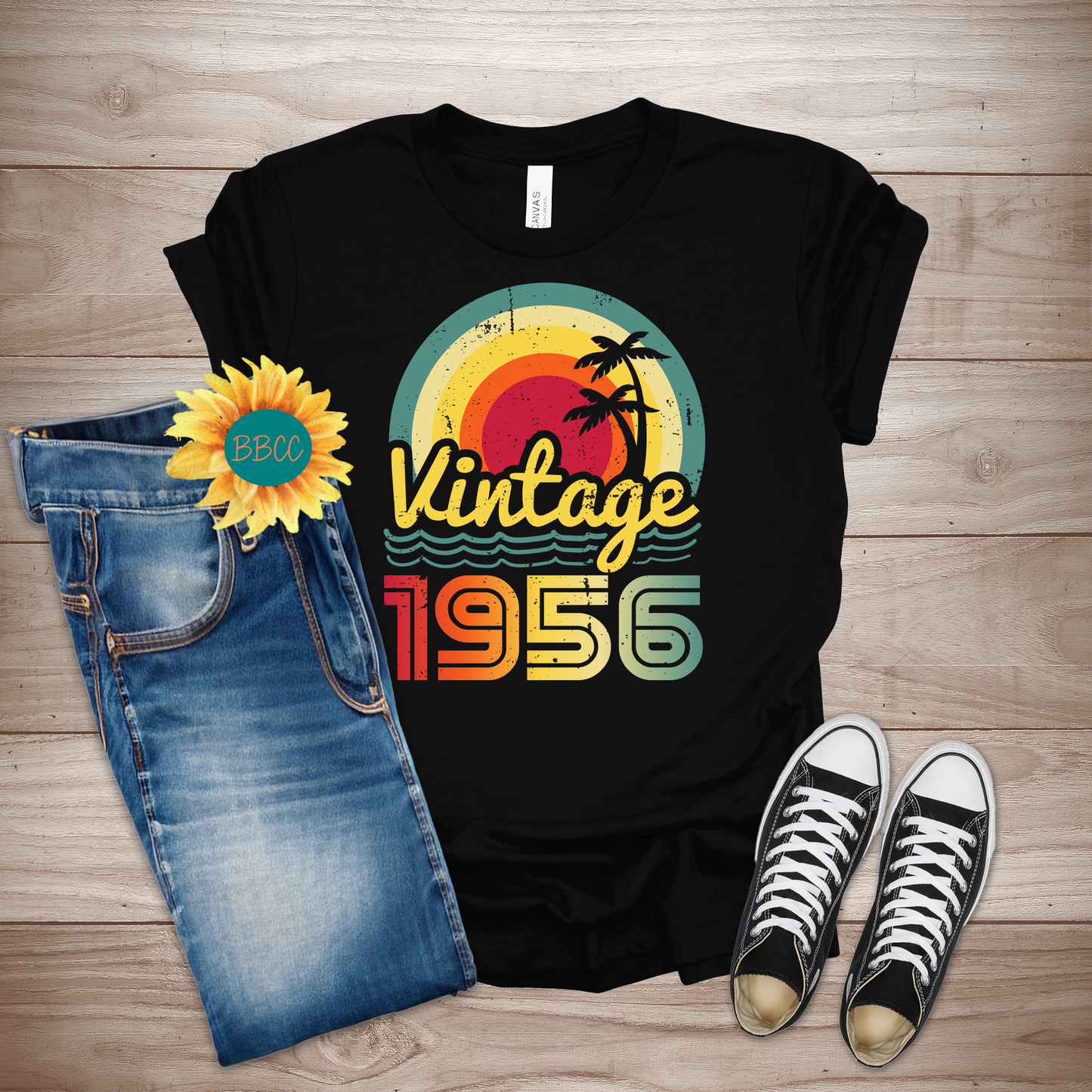 Vintage 1956 Adult T-Shirt