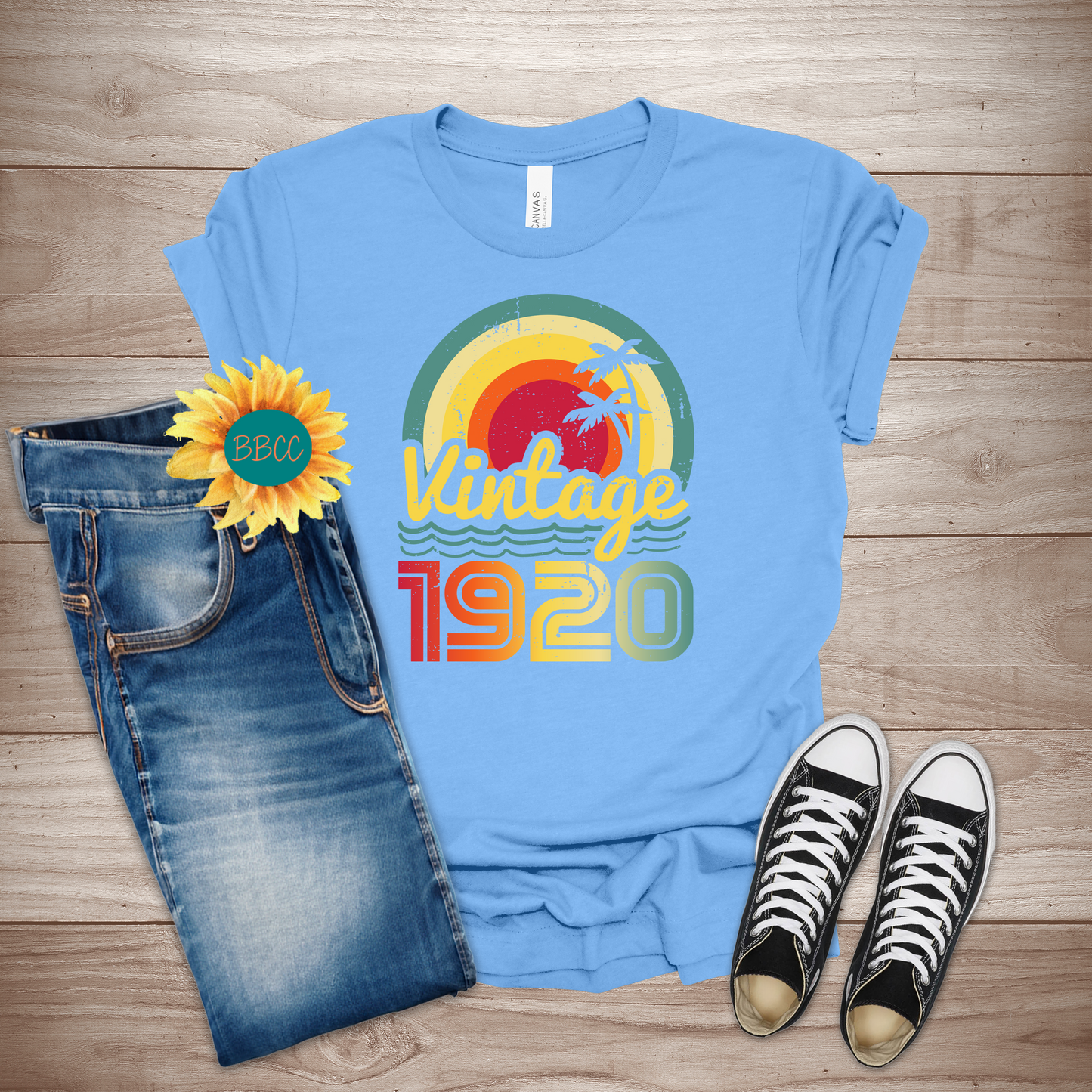 Vintage 1920 Adult T-Shirt