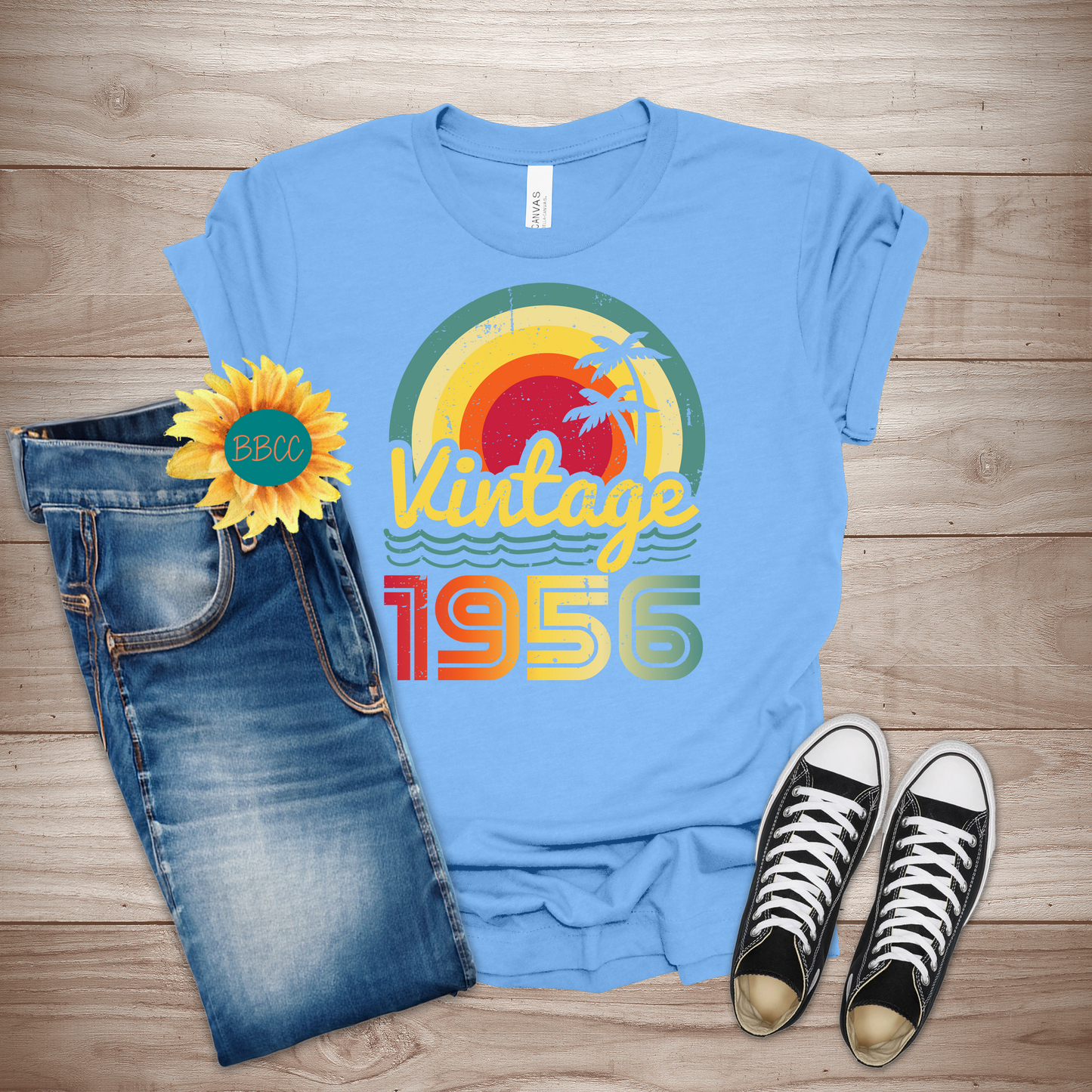 Vintage 1956 Adult T-Shirt