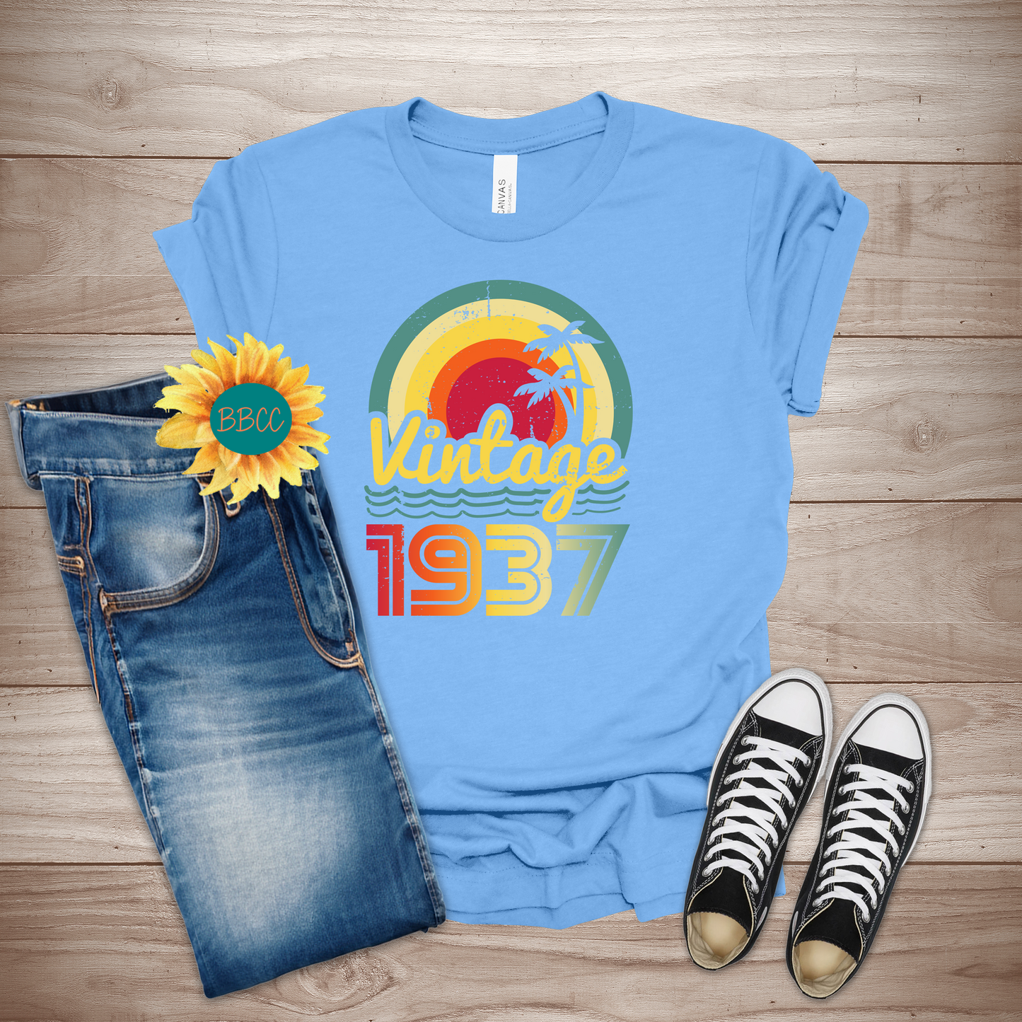 Vintage 1937 Adult T-Shirt