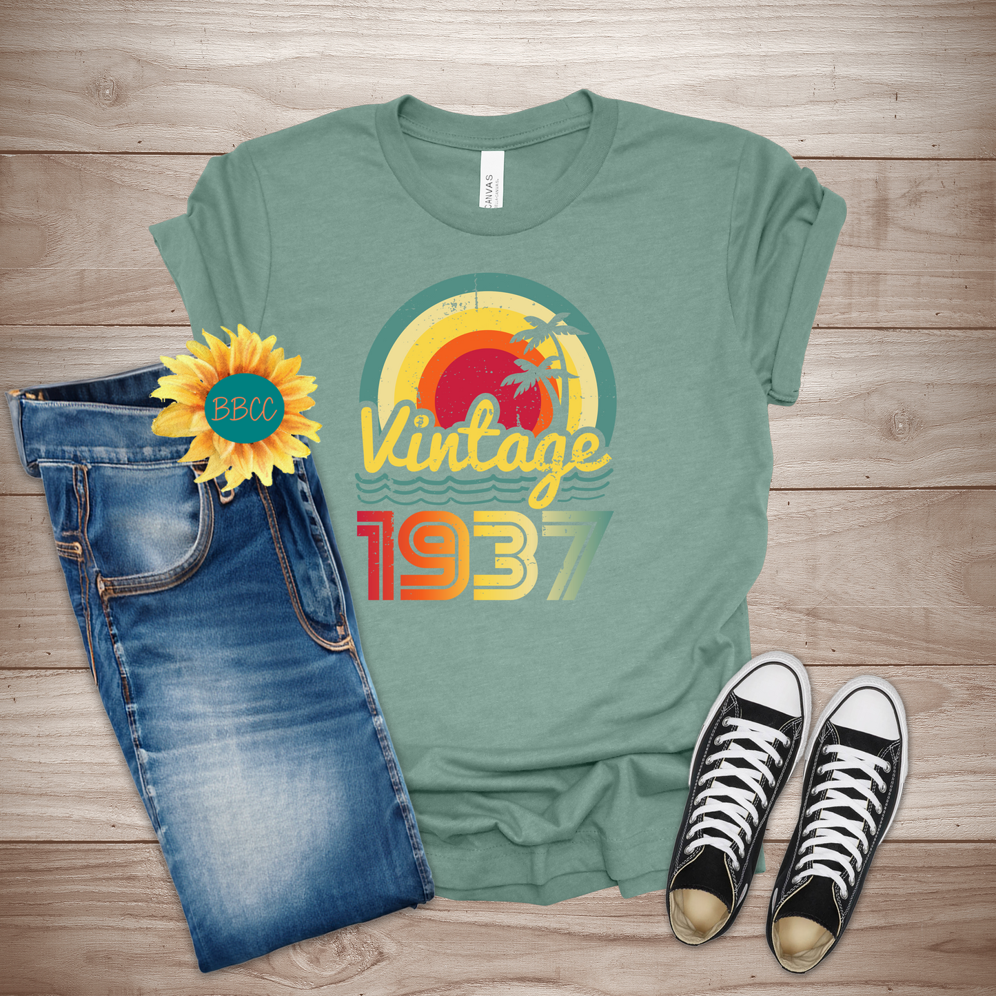 Vintage 1937 Adult T-Shirt