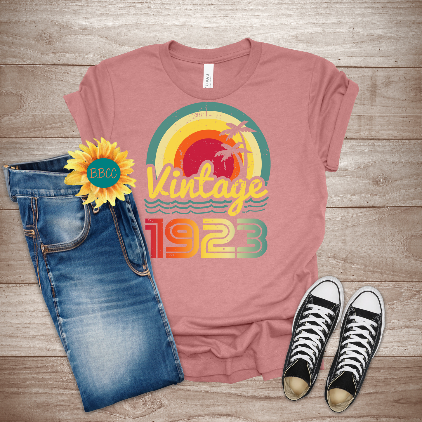 Vintage 1923 Adult T-Shirt
