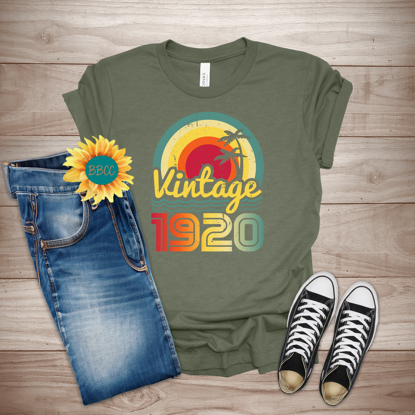 Vintage 1920 Adult T-Shirt
