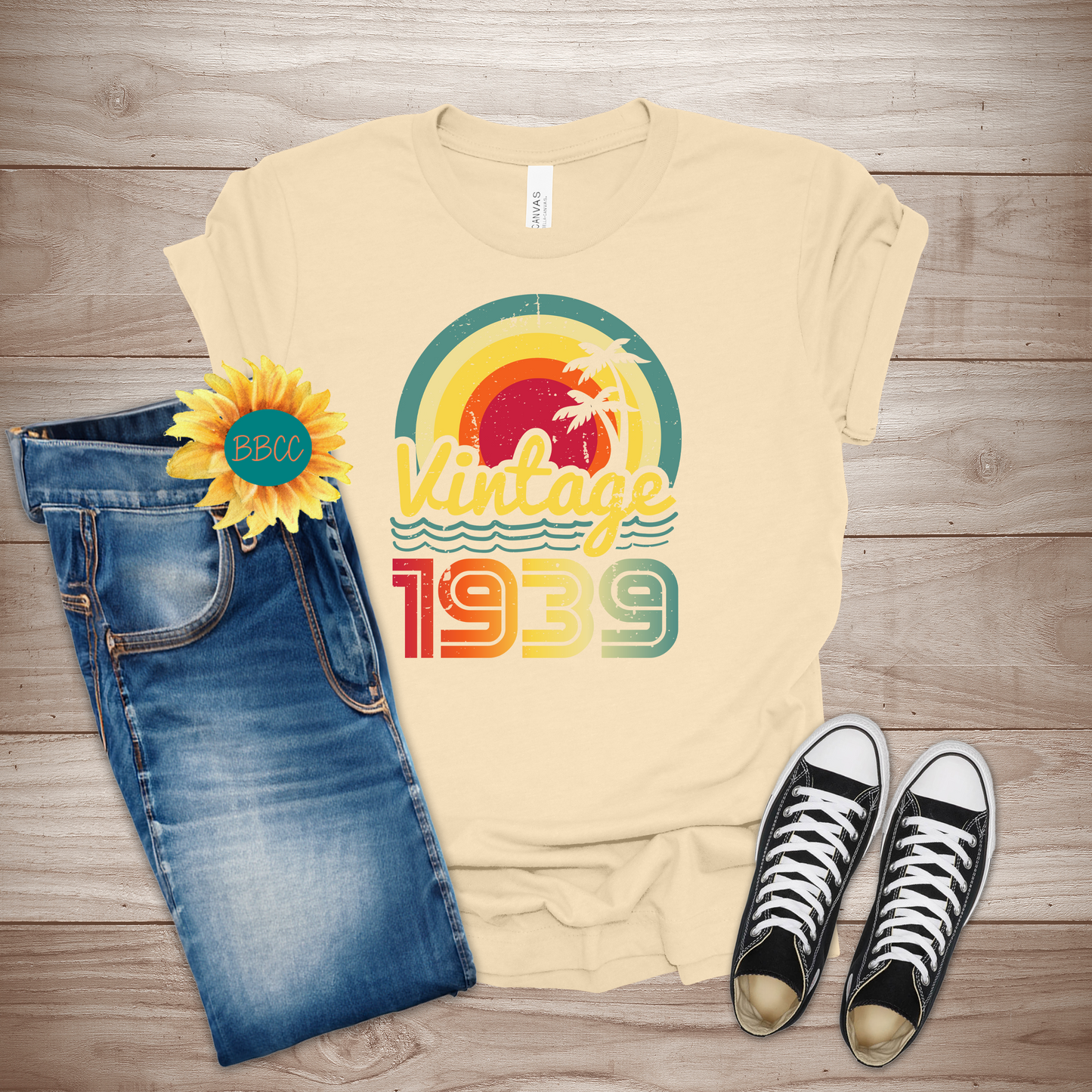 Vintage 1939 Adult T-Shirt